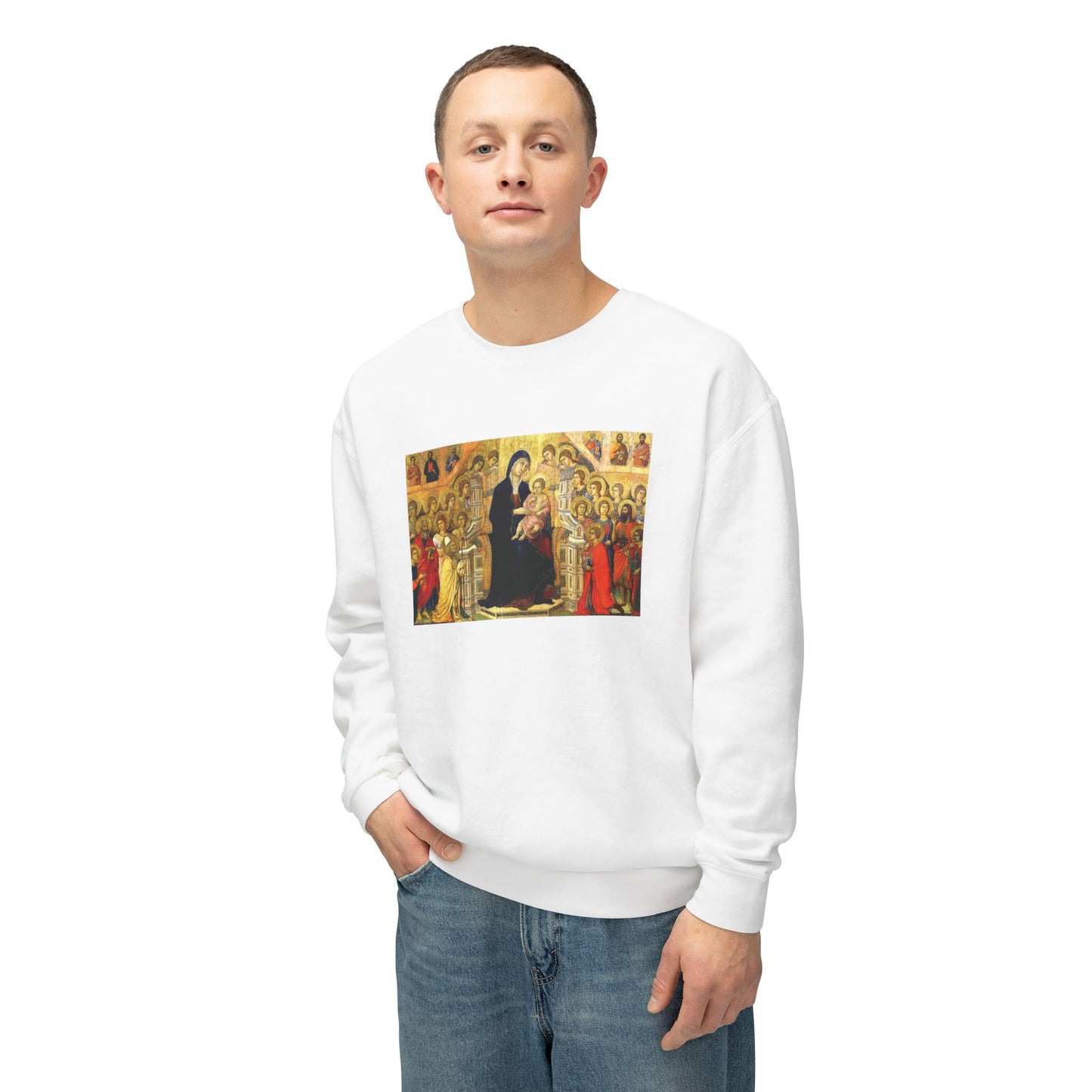Maestà by Duccio di Buoningsenga (Sweatshirt)