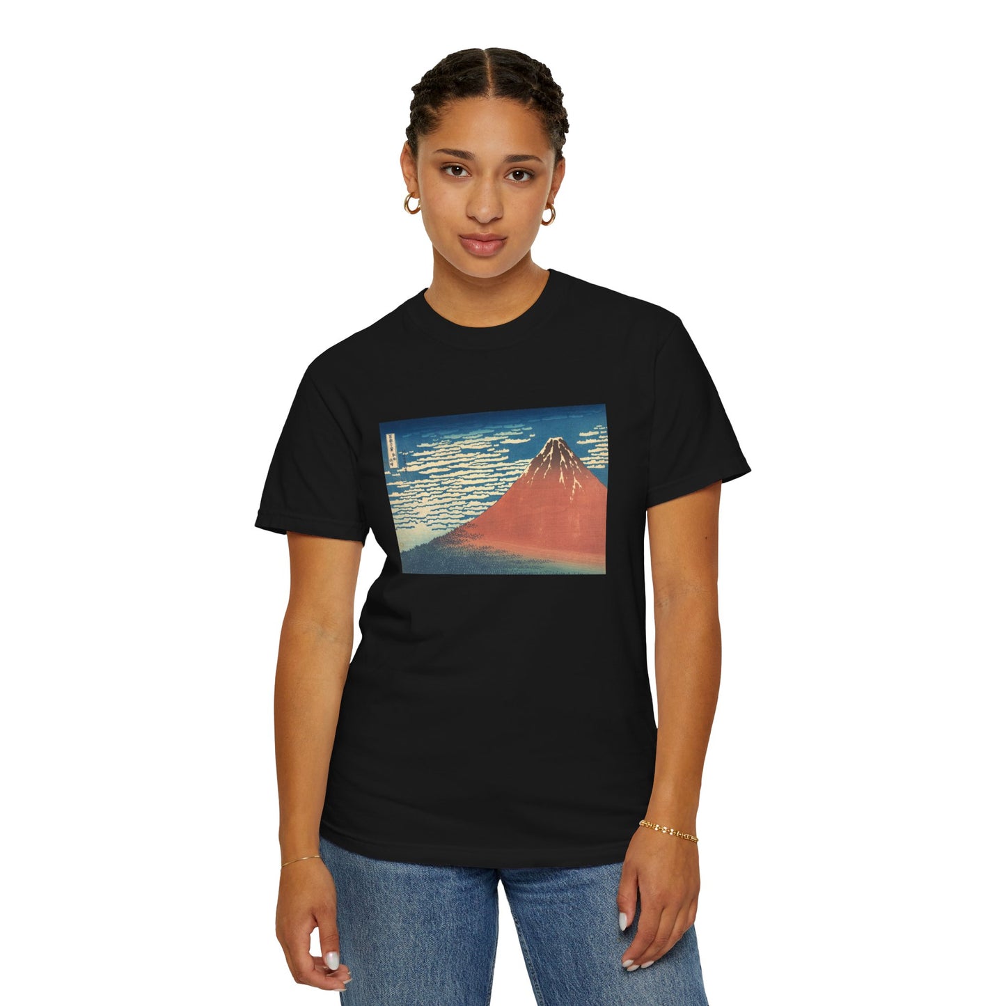 Fine Wind, Clear Morning by Katsushika Hokusai (T-Shirt)