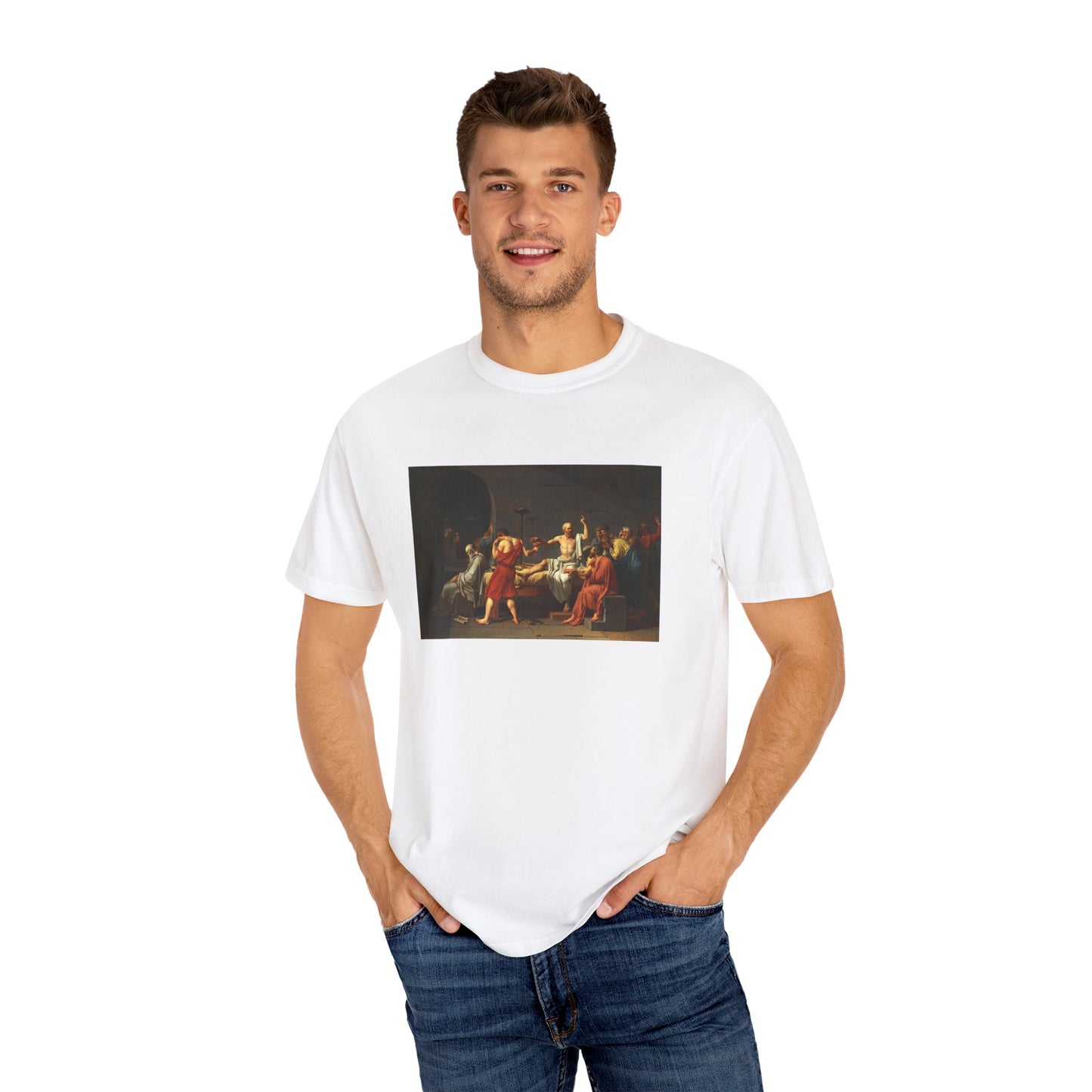 The Death of Socrates by Jacques-Louis David (T-Shirt)