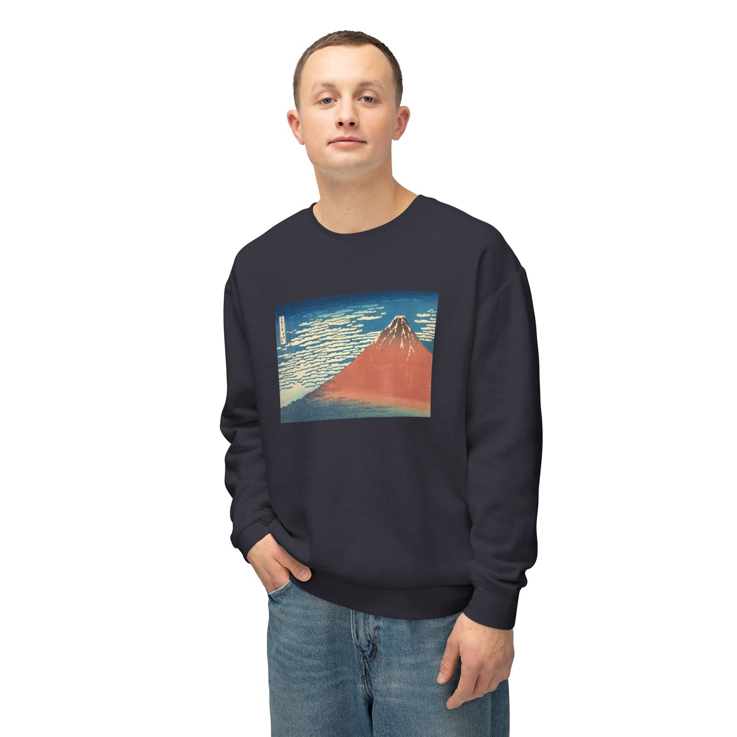 Fine Wind, Clear Morning by Katsushika Hokusai (Sweatshirt)