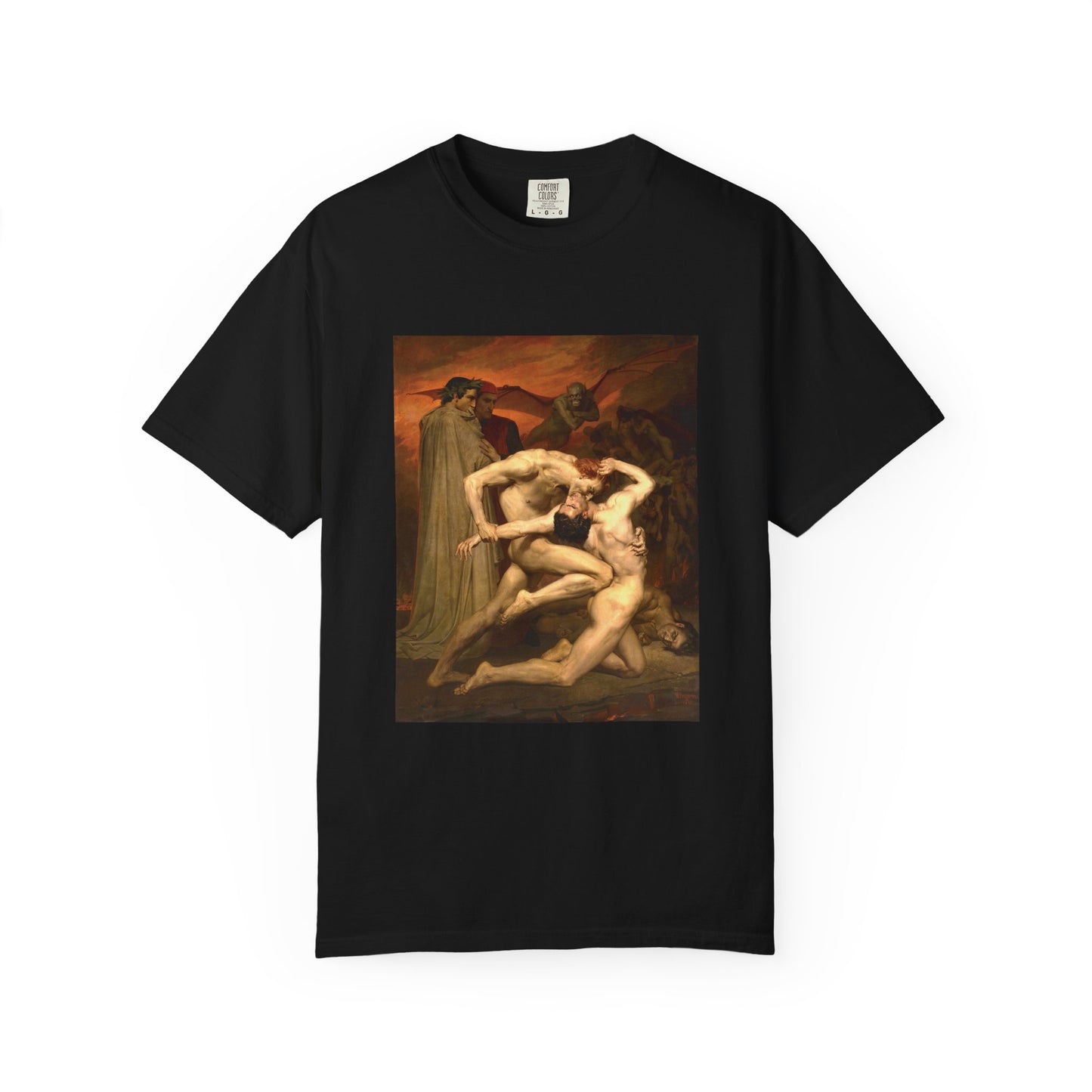 Dante and Virgil by William-Adolphe Bouguereau (T-Shirt)