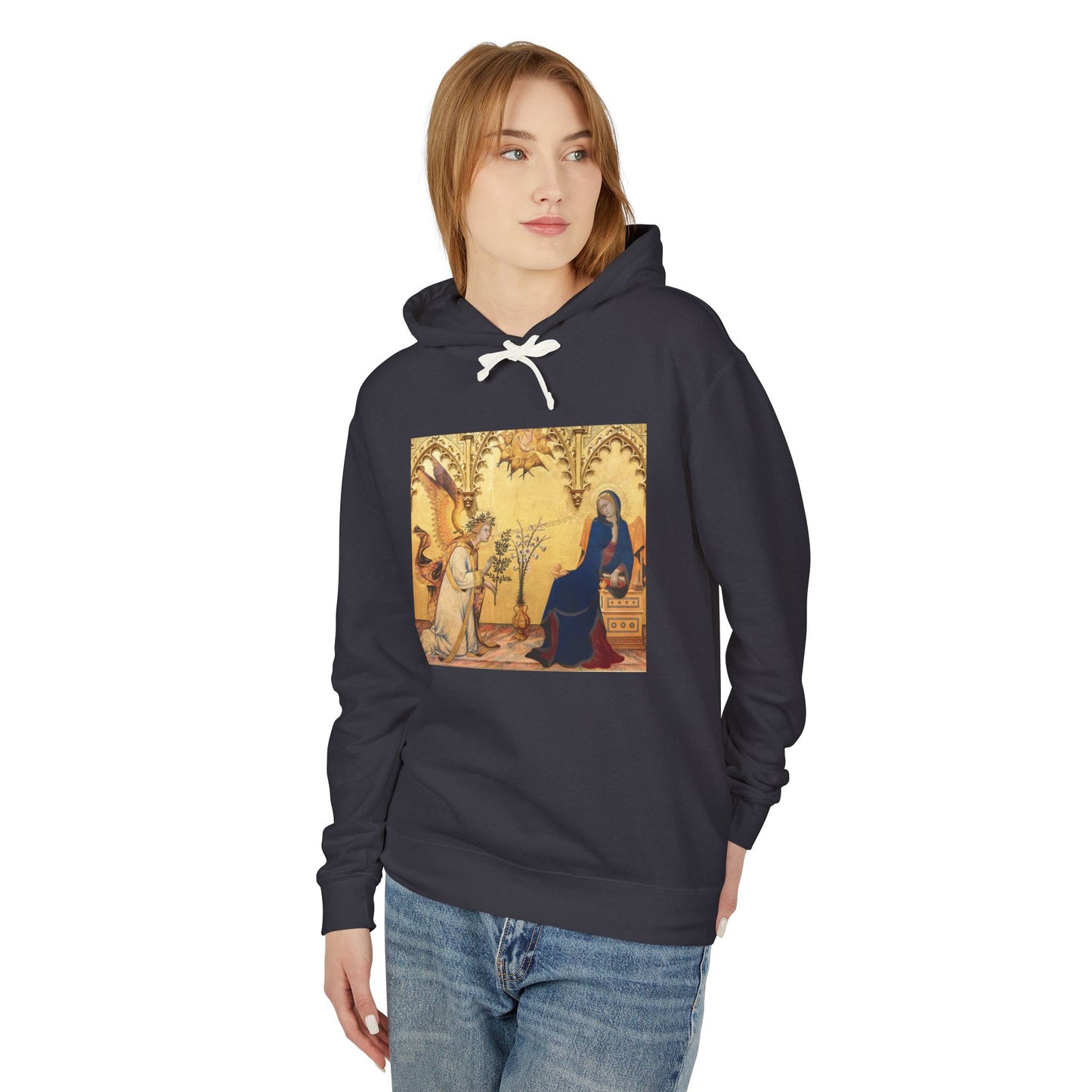 Annunciation by Simone Martini and Lippo Memmi (Hoodie)