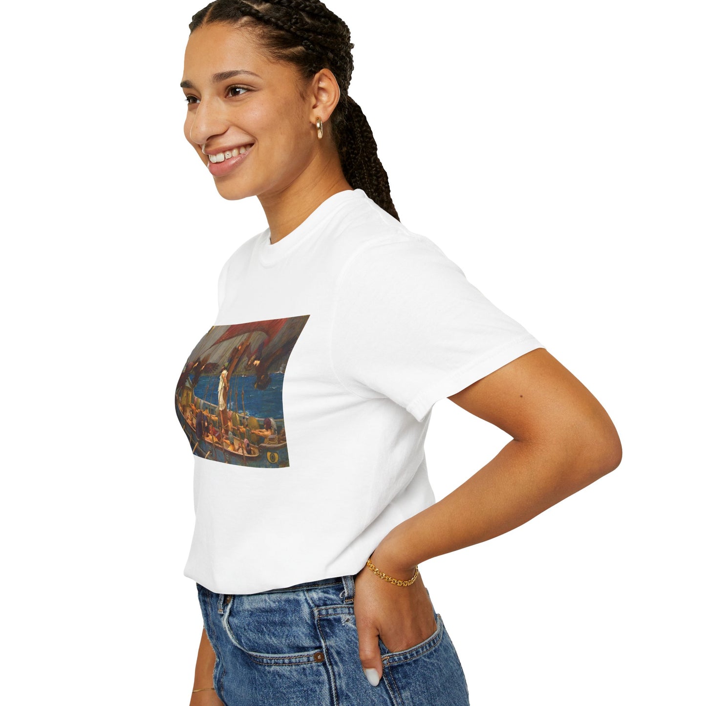 Ulysses and the Sirens by John William Waterhouse (T-Shirt)