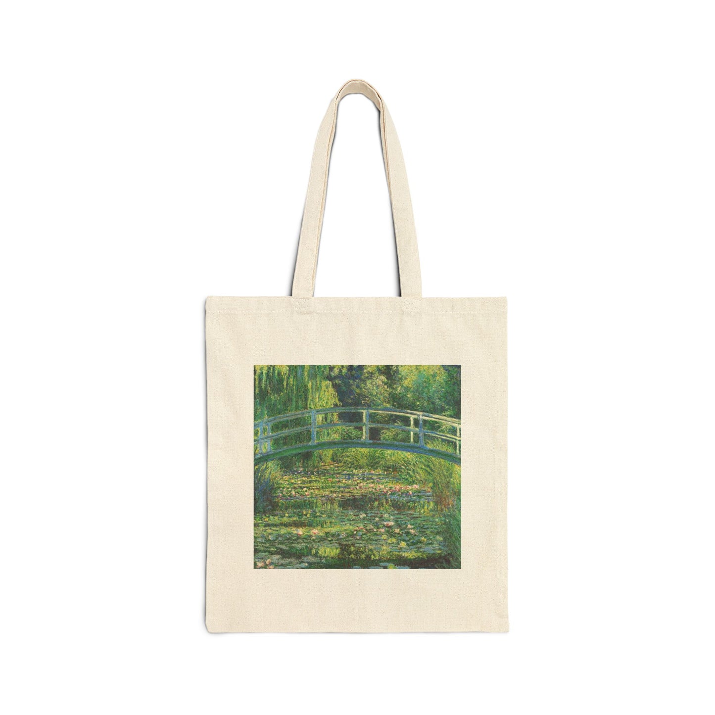 Water Lilies and Japanese Bridge by Claude Monet (Tote)