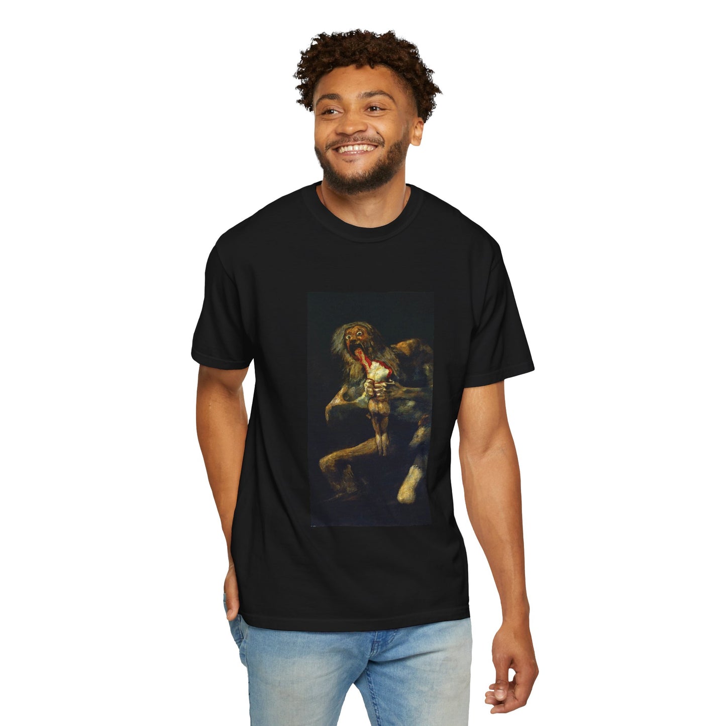 Saturn Devouring His Son by Francisco Goya (T-Shirt)