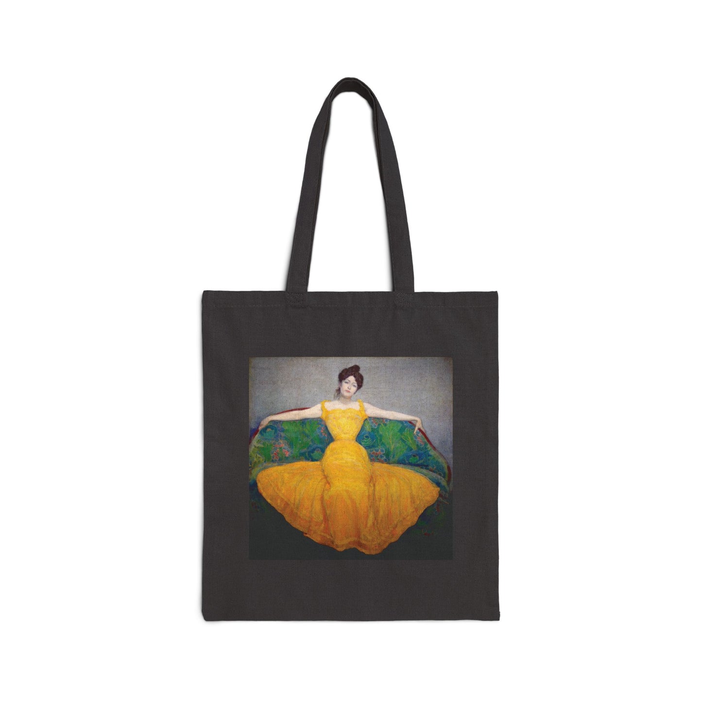Woman in a Yellow Dress by Max Kurzweil (Tote)
