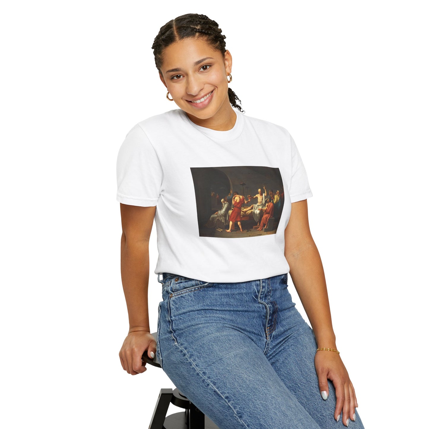 The Death of Socrates by Jacques-Louis David (T-Shirt)
