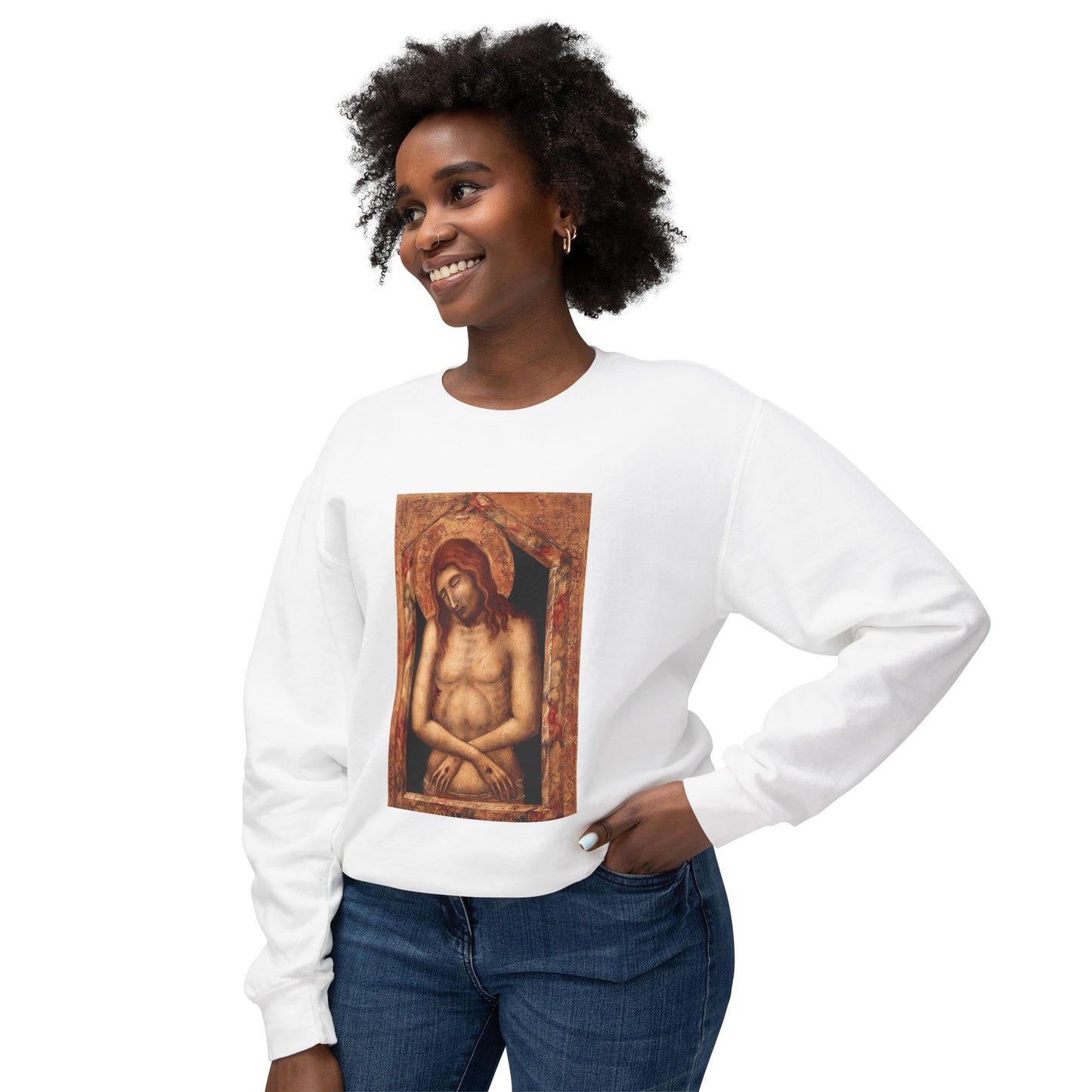 Man of Sorrow by Pietro Lorenzetti (Sweatshirt)