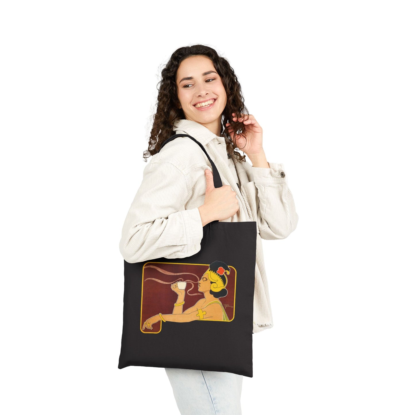 Café Rajah by Henri Meunier (Tote)