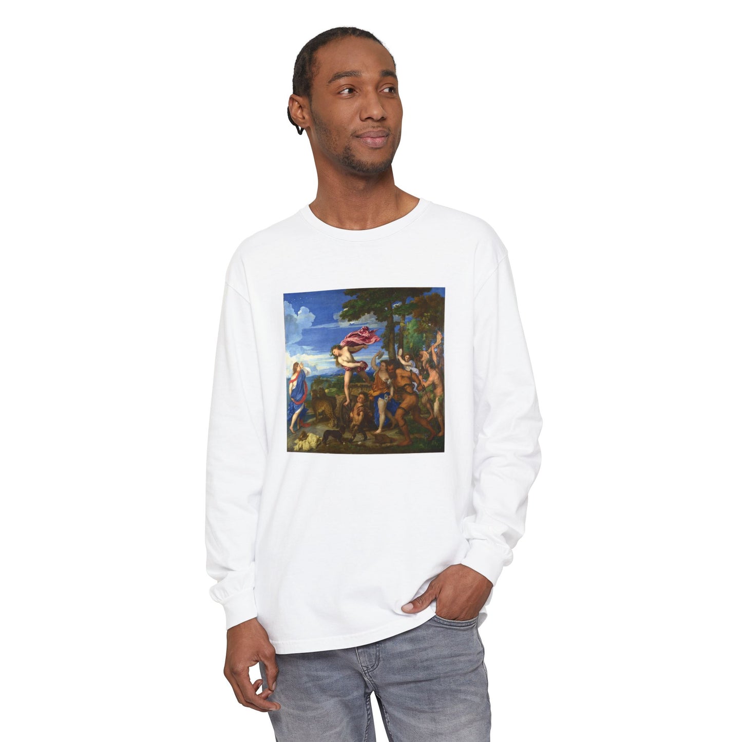 Bacchus and Ariadne by Titian (Long Sleeve)