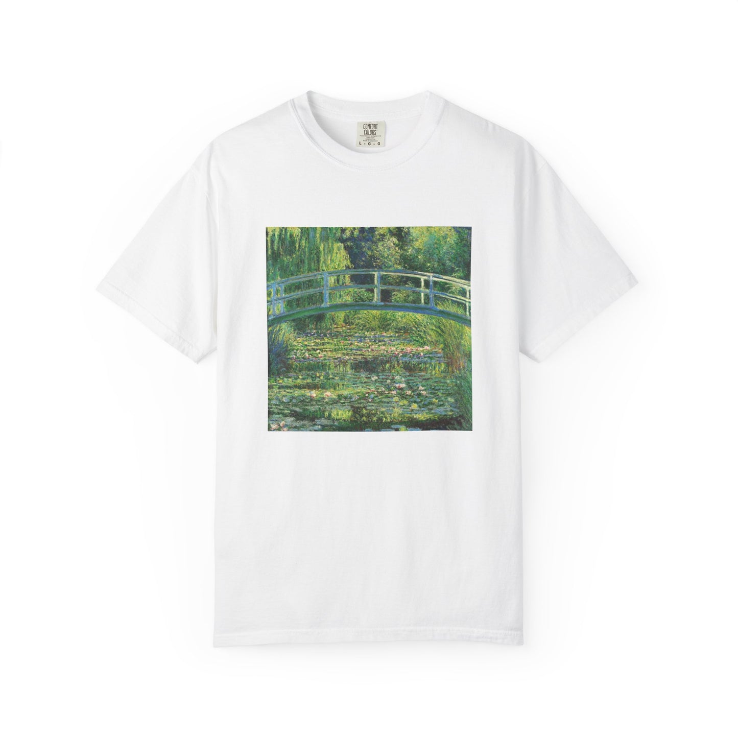 Water Lilies and Japanese Bridge by Claude Monet (T-Shirt)