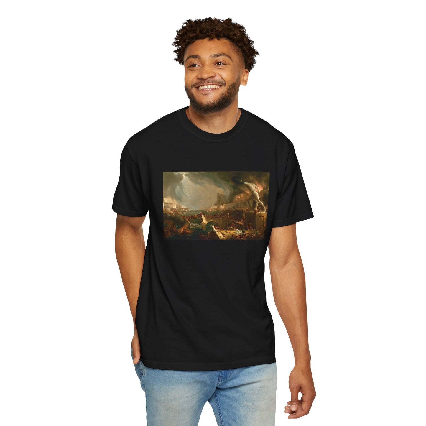 The Course of Empire: Destruction by Thomas Cole (T-Shirt)