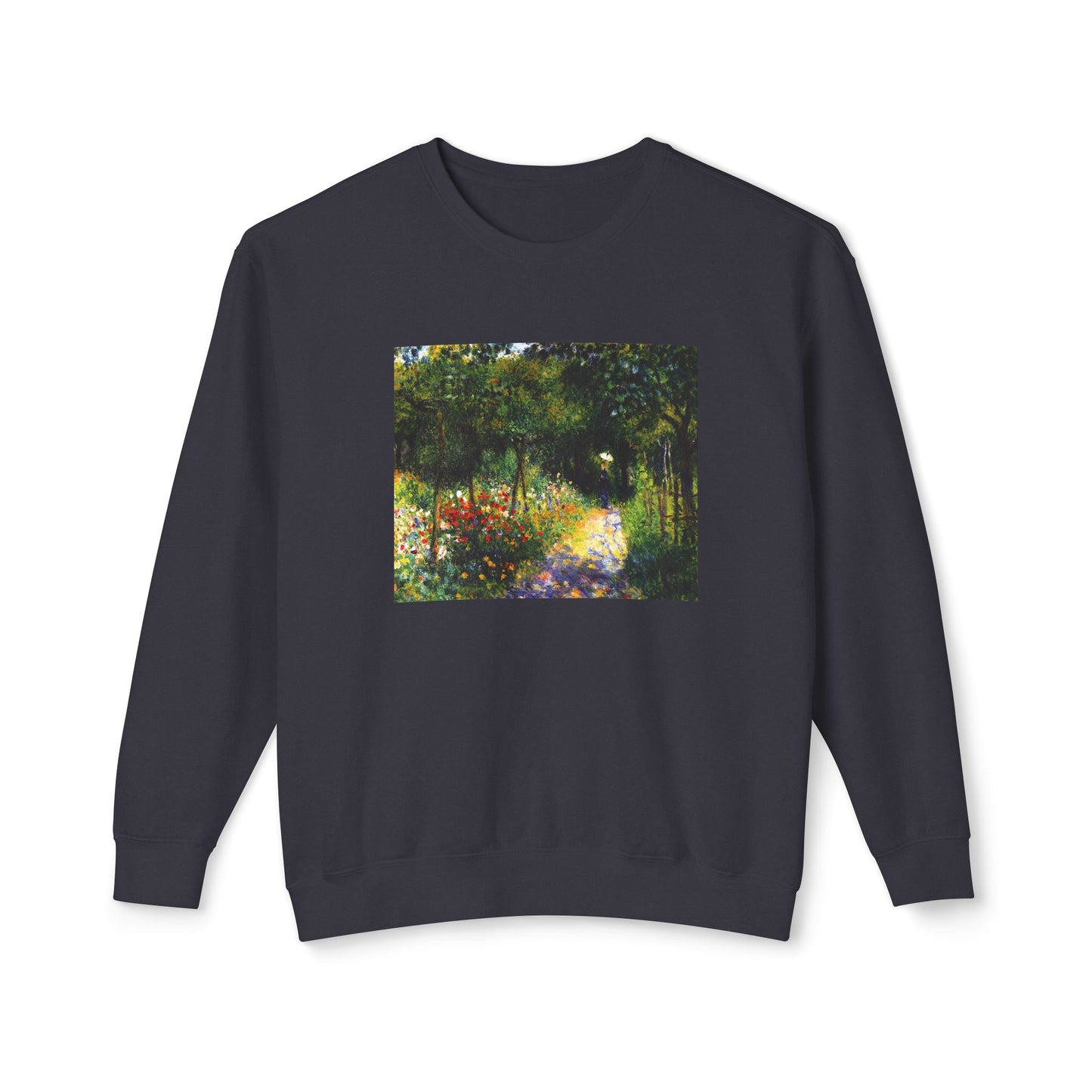 Woman in the Garden by Pierre-Auguste Renoir (Sweatshirt)