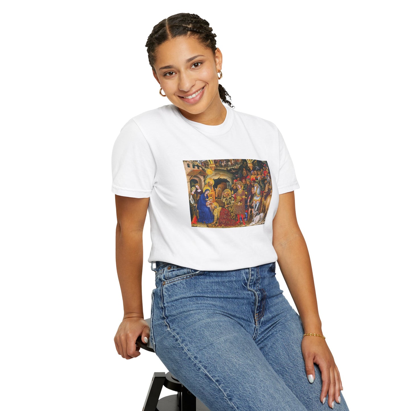 Adoration of the Magi by Gentile da Fabriano (T-Shirt)