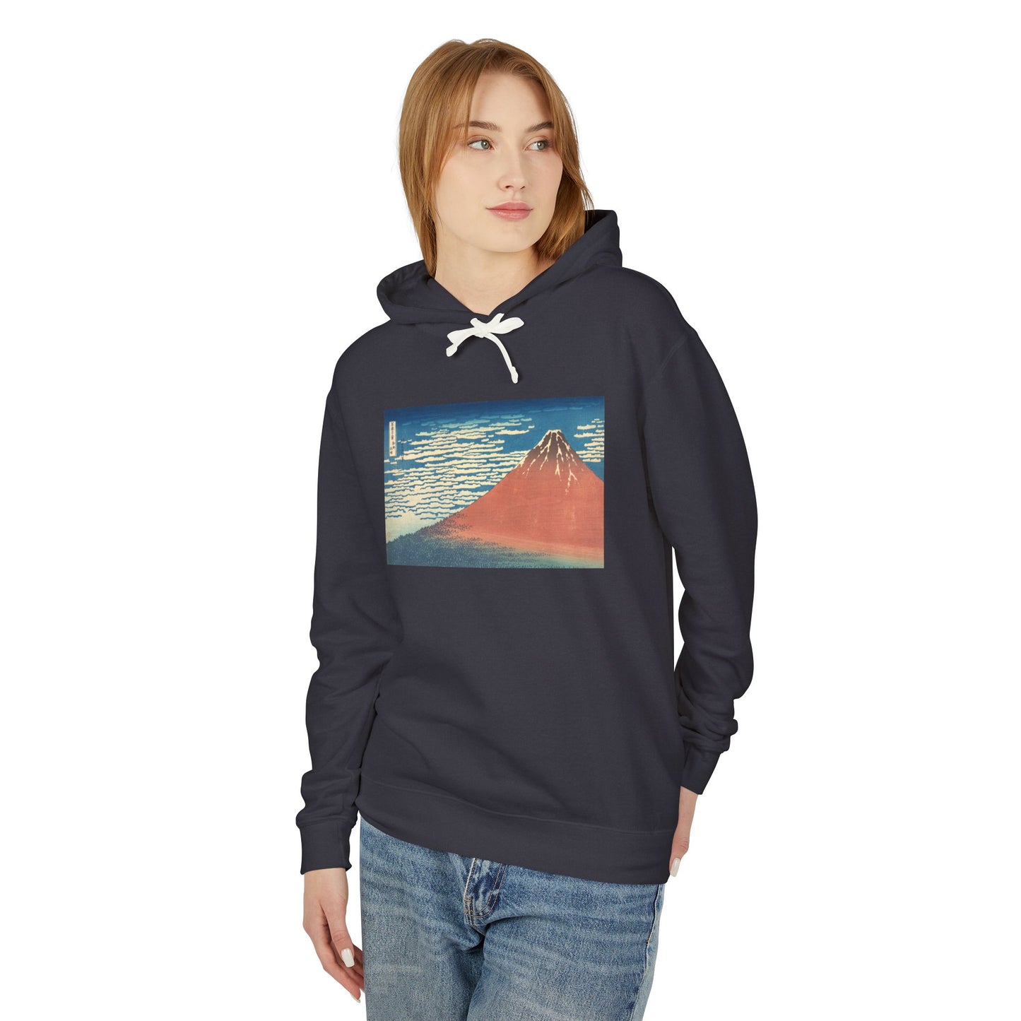 Fine Wind, Clear Morning by Katsushika Hokusai (Hoodie)