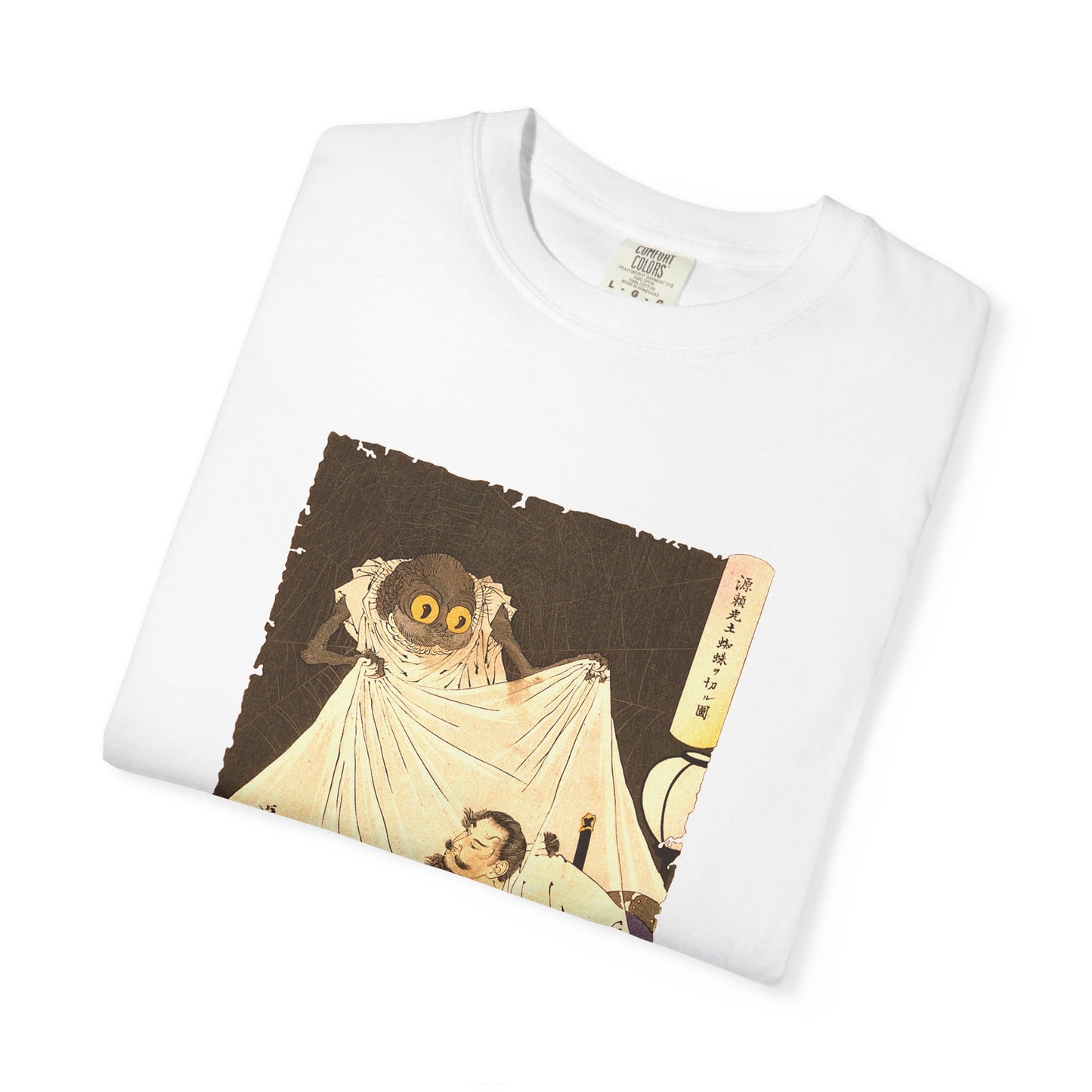 Minamoto no Yorimitsu Fighting the Earth Spider by Tsukioka Yoshitoshi (T-Shirt)