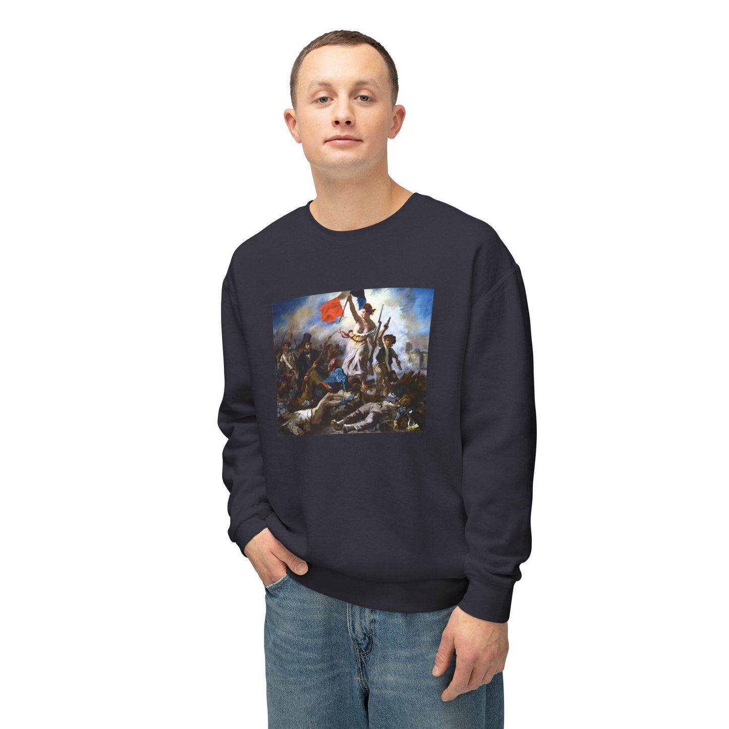 Liberty Leading the People by Eugène Delacroix (Sweatshirt)