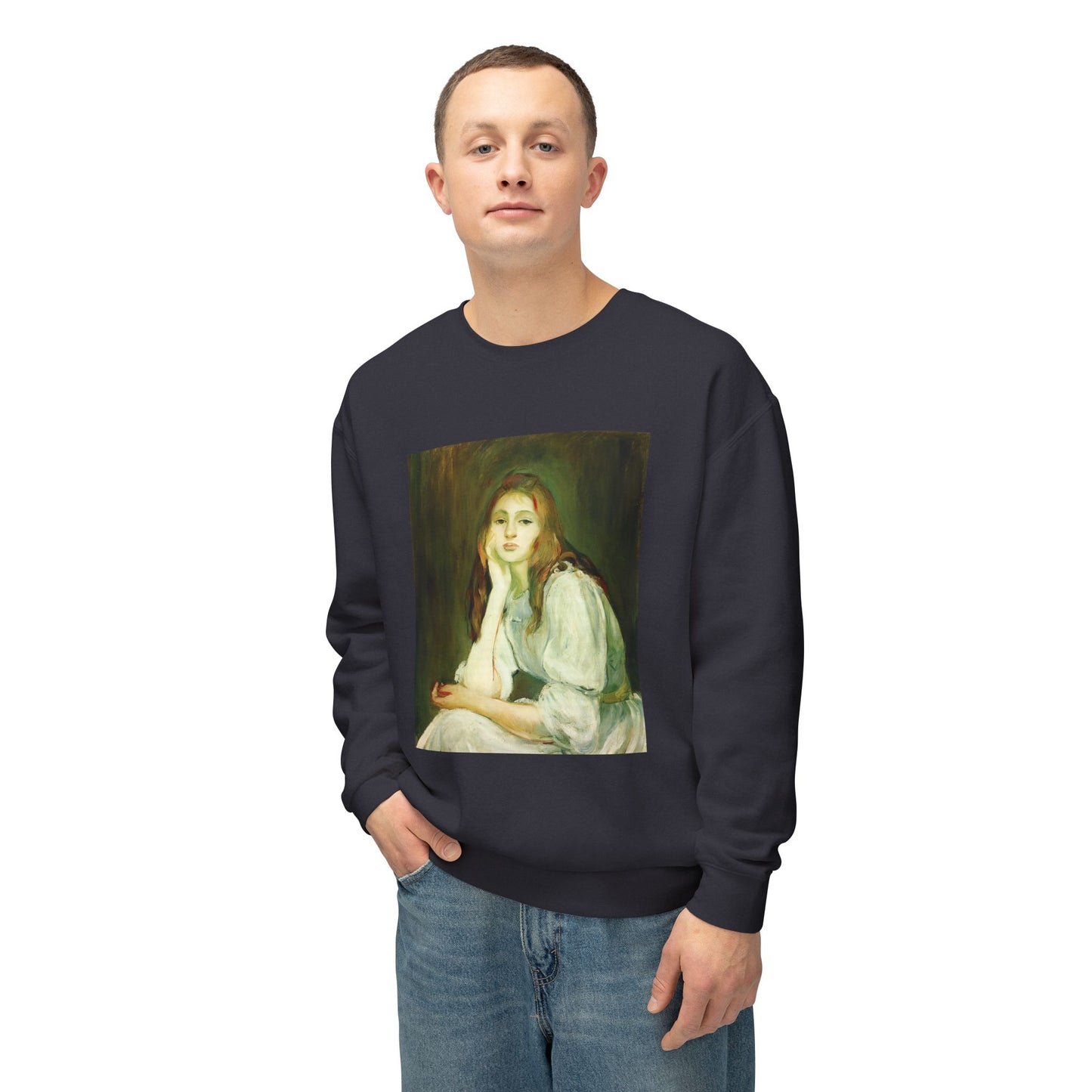 Julie Daydreaming by Berthe Morisot (Sweatshirt)