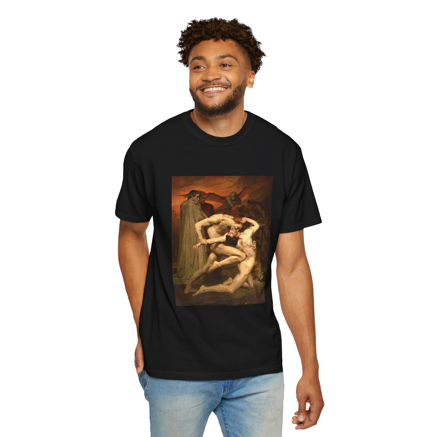 Dante and Virgil by William-Adolphe Bouguereau (T-Shirt)