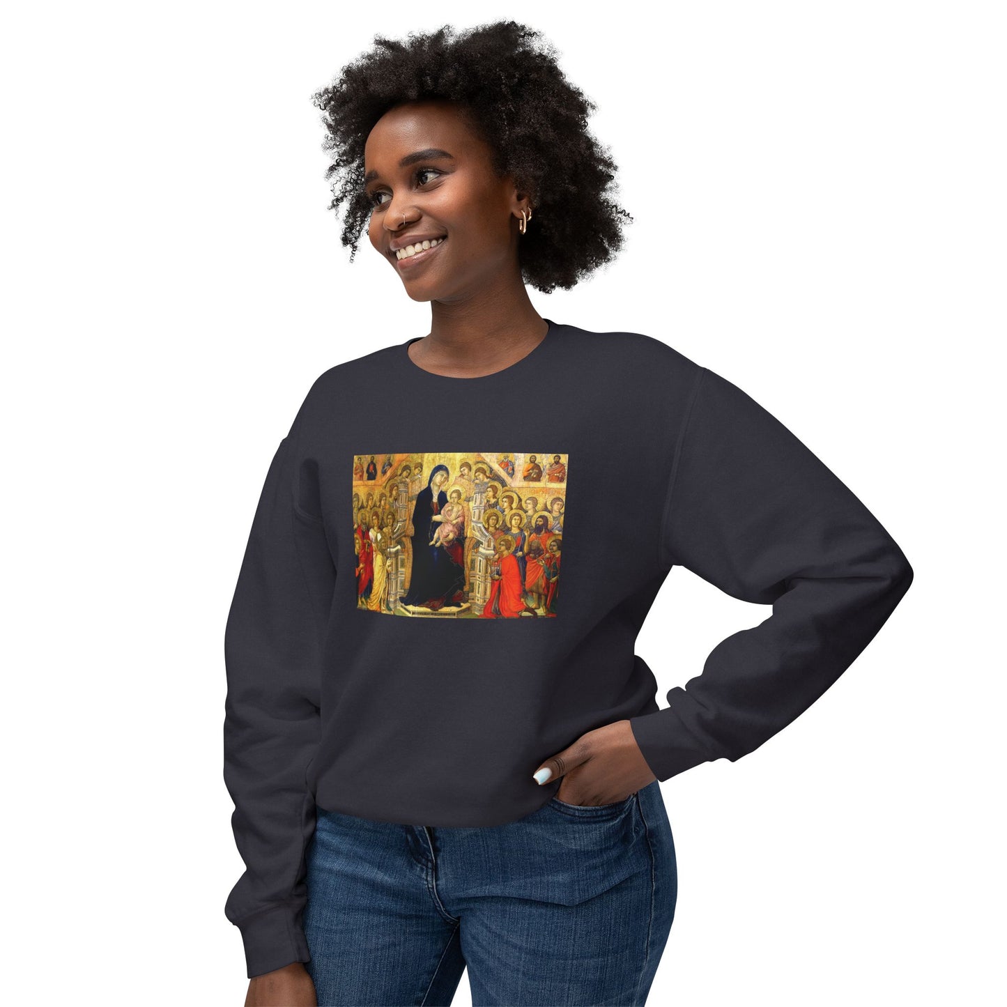 Maestà by Duccio di Buoningsenga (Sweatshirt)