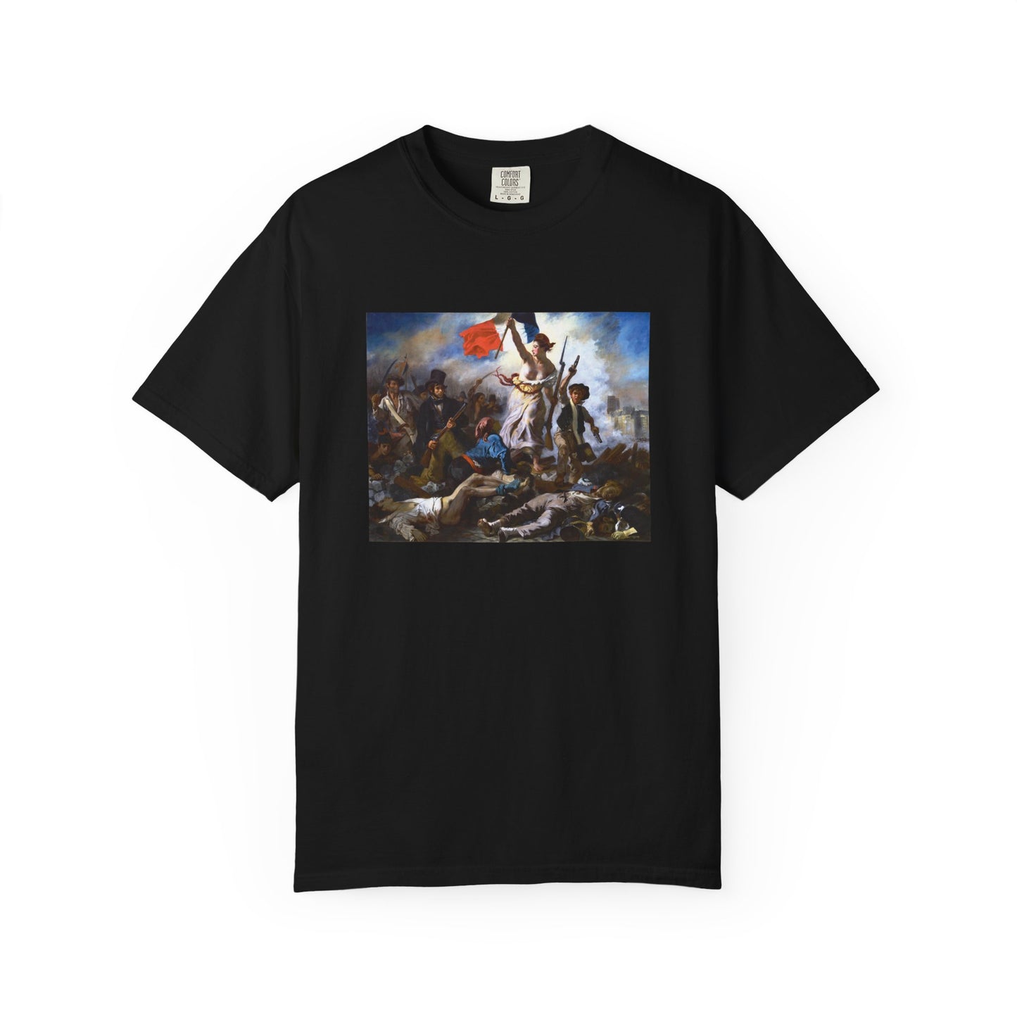 Liberty Leading the People by Eugène Delacroix (T-Shirt)