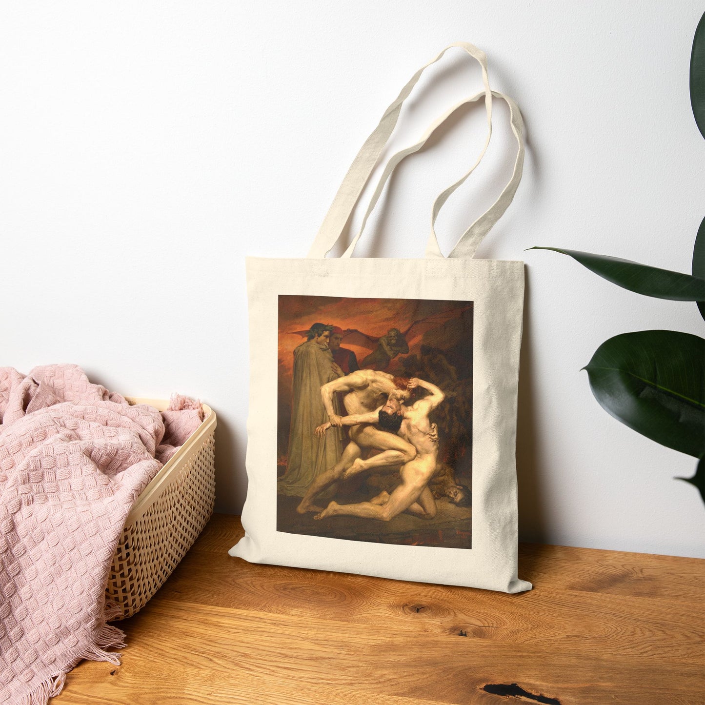 Dante and Virgil by William-Adolphe Bouguereau (Tote)