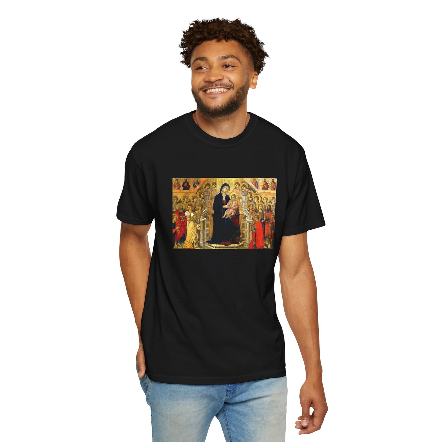 Maestà by Duccio di Buoninsegna (T-Shirt)
