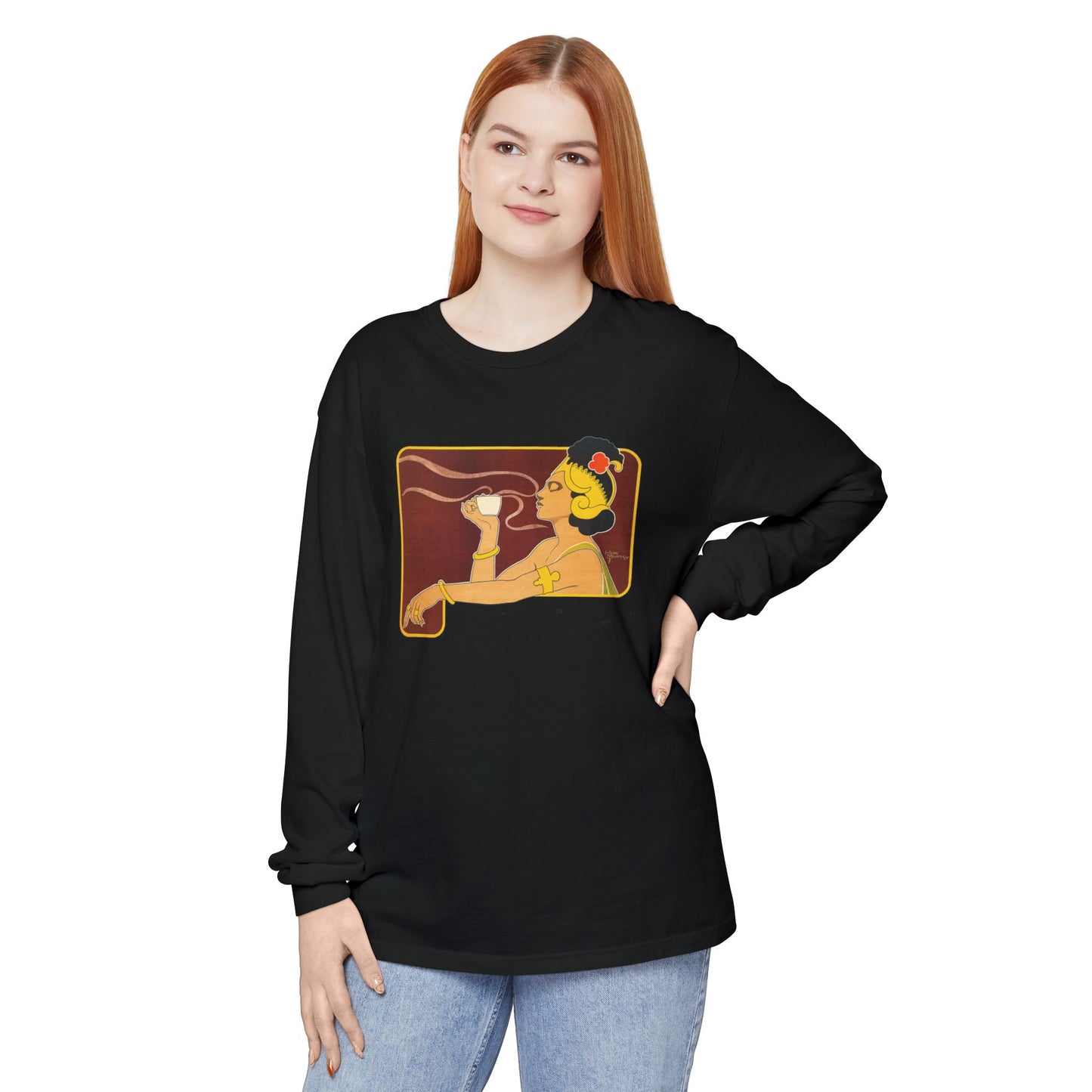Café Rajah by Henri Meunier (Long Sleeve)