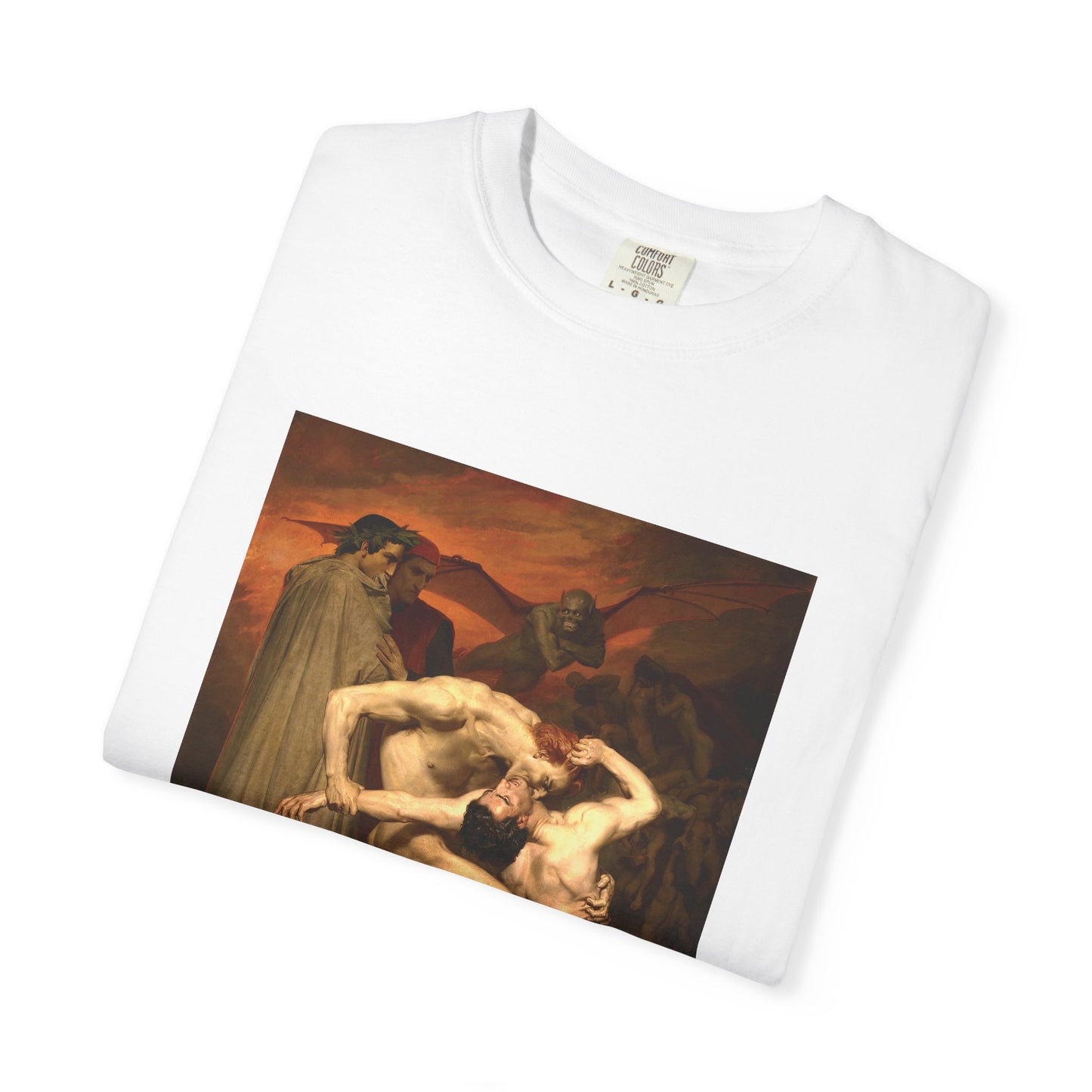 Dante and Virgil by William-Adolphe Bouguereau (T-Shirt)