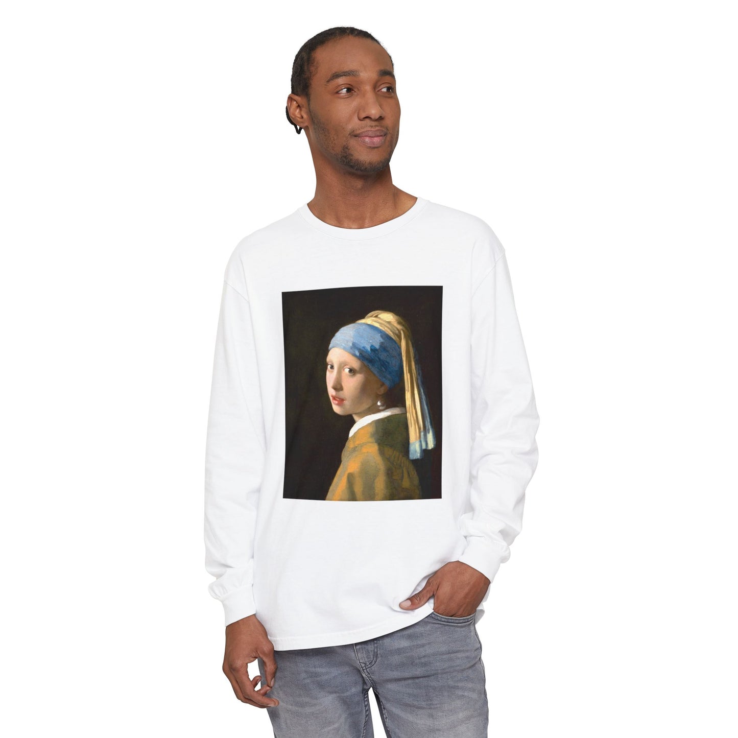 Girl with a Pearl Earring by Johannes Vermeer (Long Sleeve)