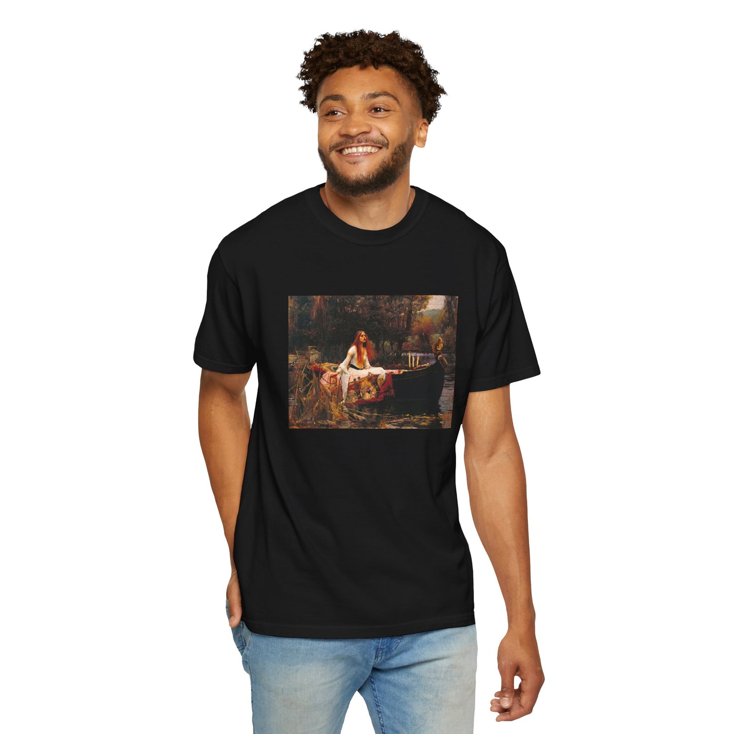 The Lady of Shalott by John William Waterhouse (T-Shirt)