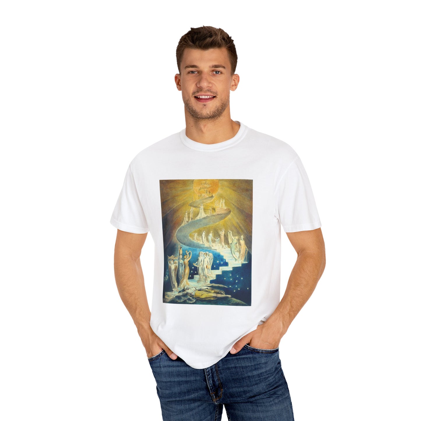 Jacob’s Ladder by William Blake (T-Shirt)
