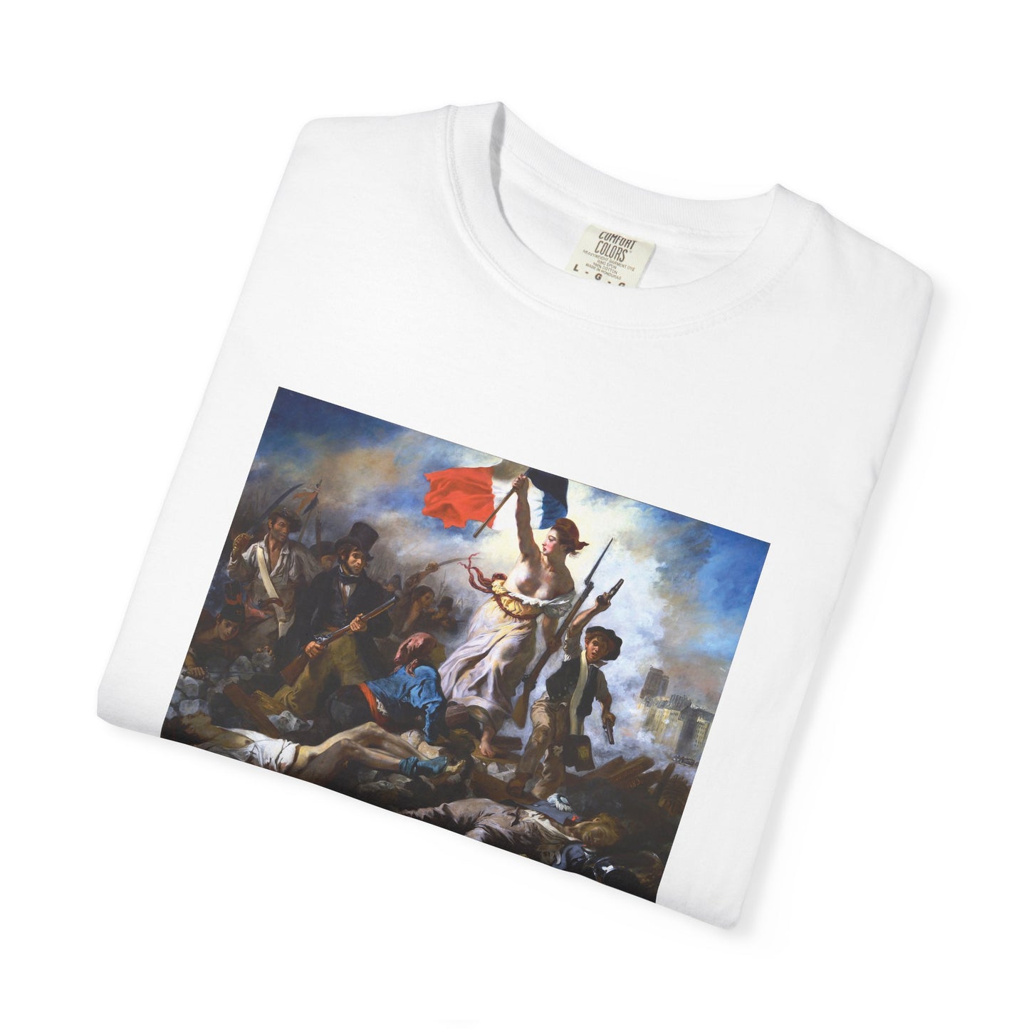 Liberty Leading the People by Eugène Delacroix (T-Shirt)
