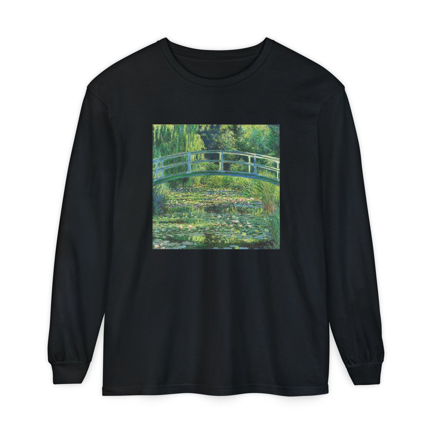 Water Lilies and Japanese Bridge by Claude Monet (Long Sleeve)