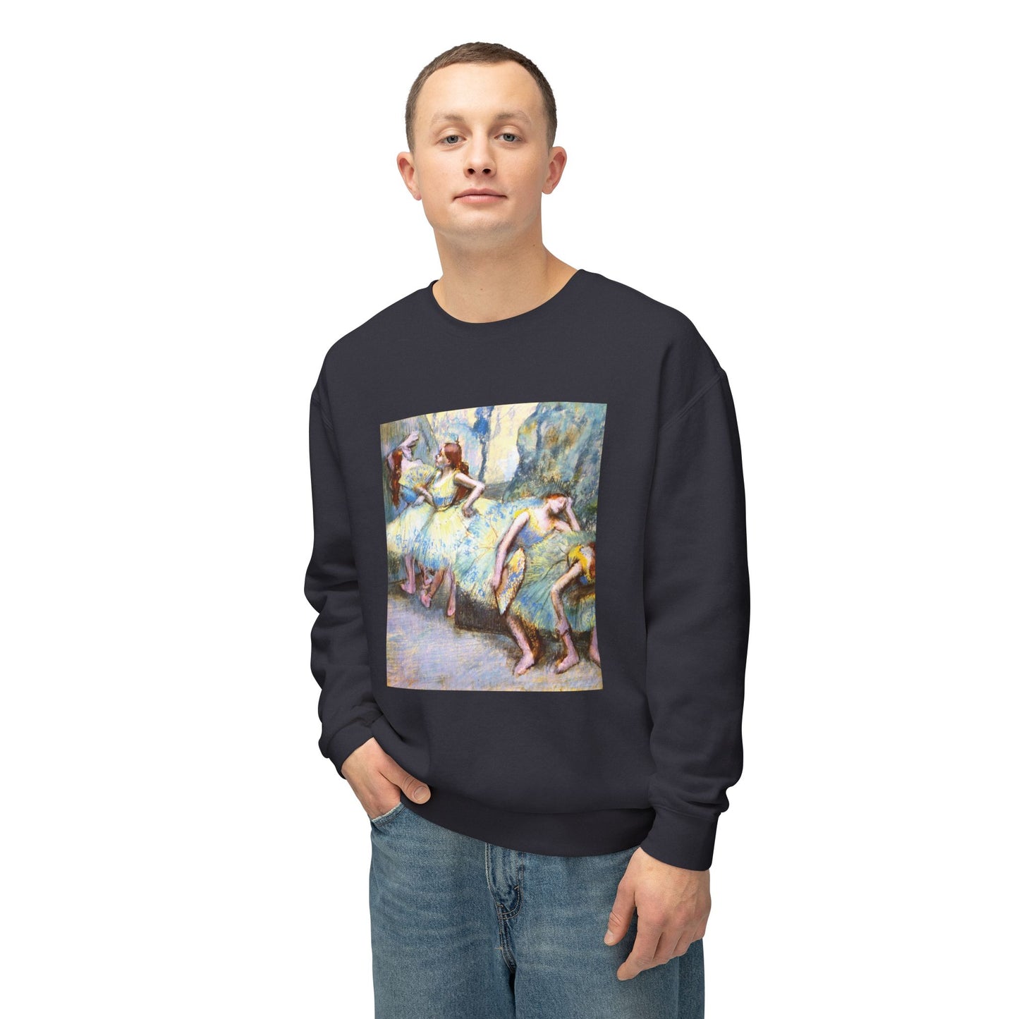 Ballet Dancers in the Wings by Edgar Degas (Sweatshirt)