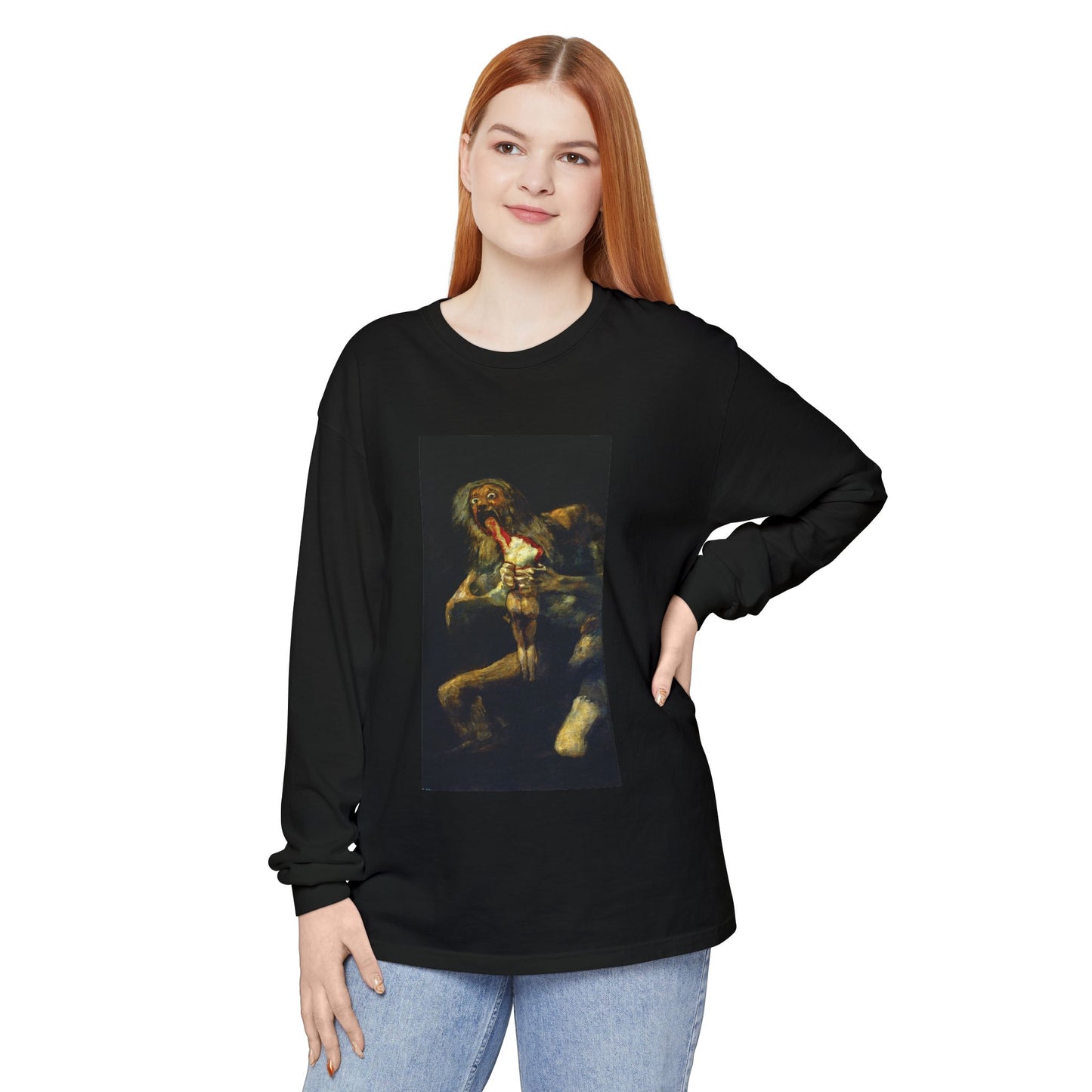 Saturn Devouring His Son by Francisco Goya (Long Sleeve)