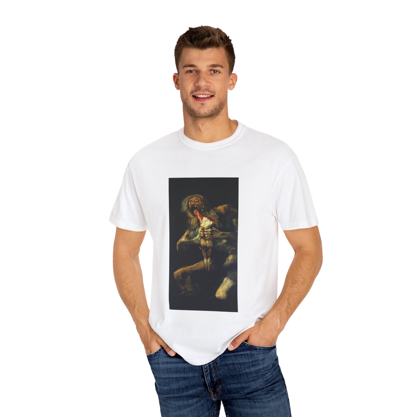 Saturn Devouring His Son by Francisco Goya (T-Shirt)