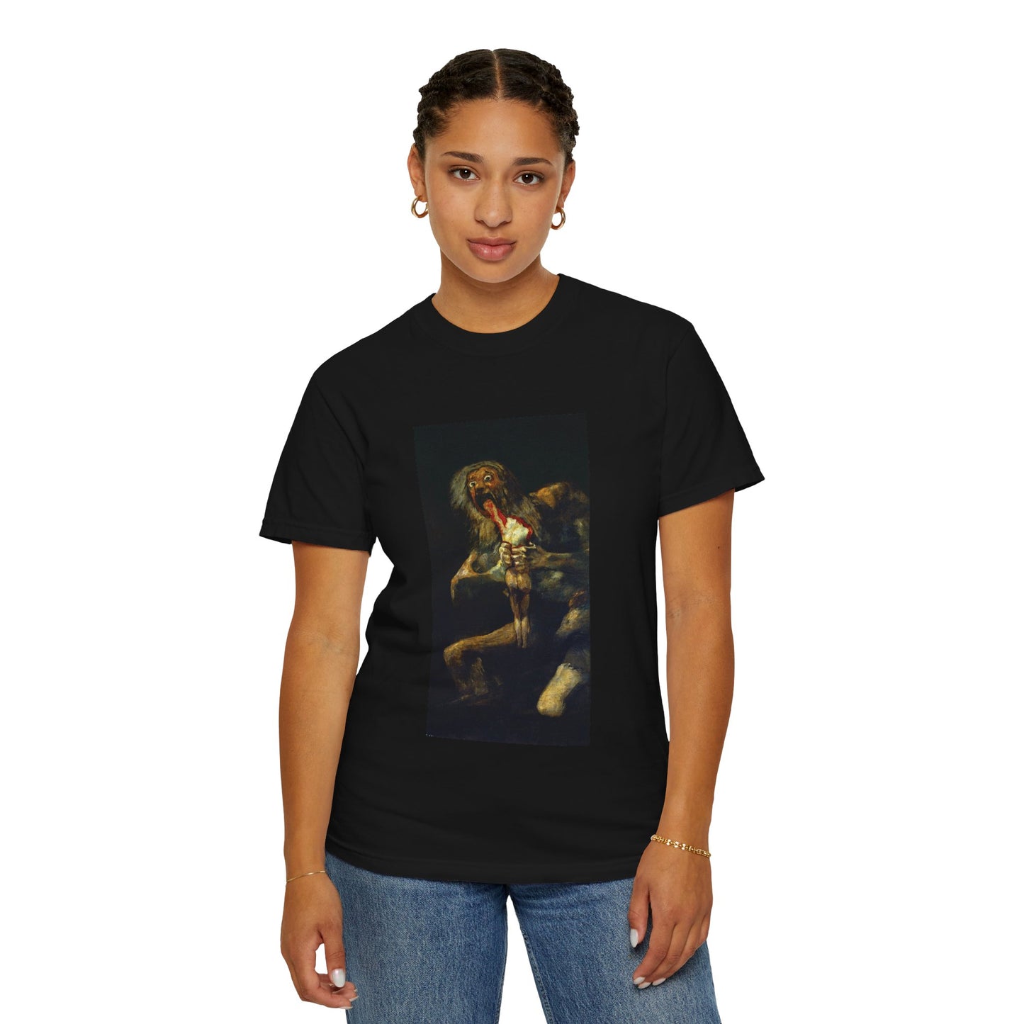 Saturn Devouring His Son by Francisco Goya (T-Shirt)