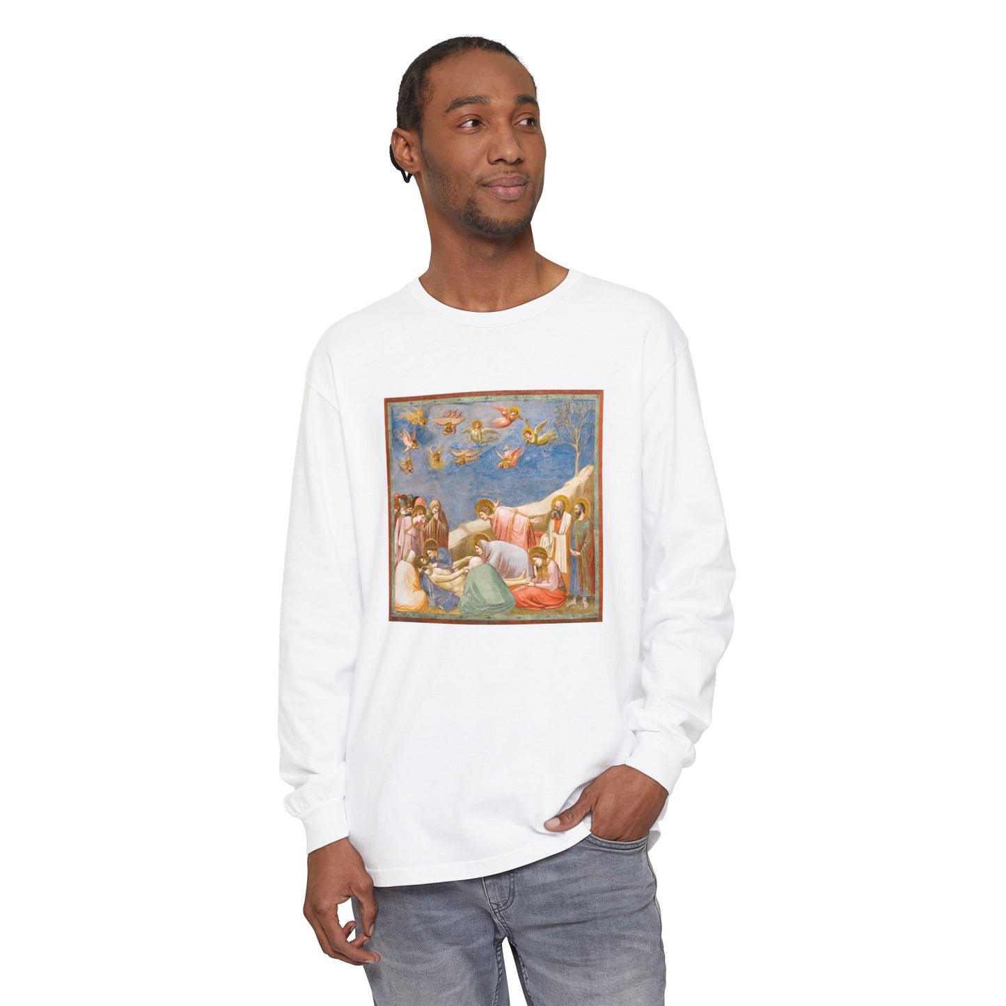 Lamentation by Giotto di Bondone (Long Sleeve)