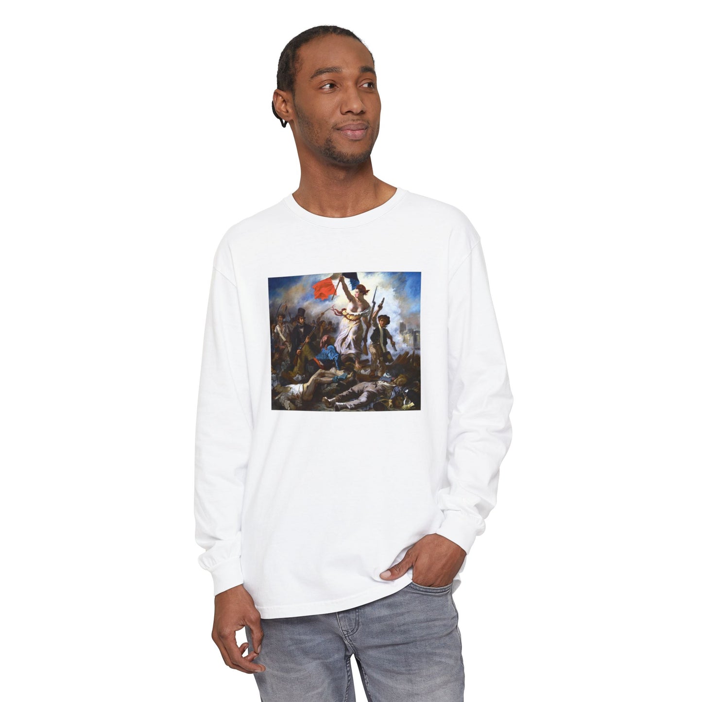 Liberty Leading the People by Eugène Delacroix (Long Sleeve)