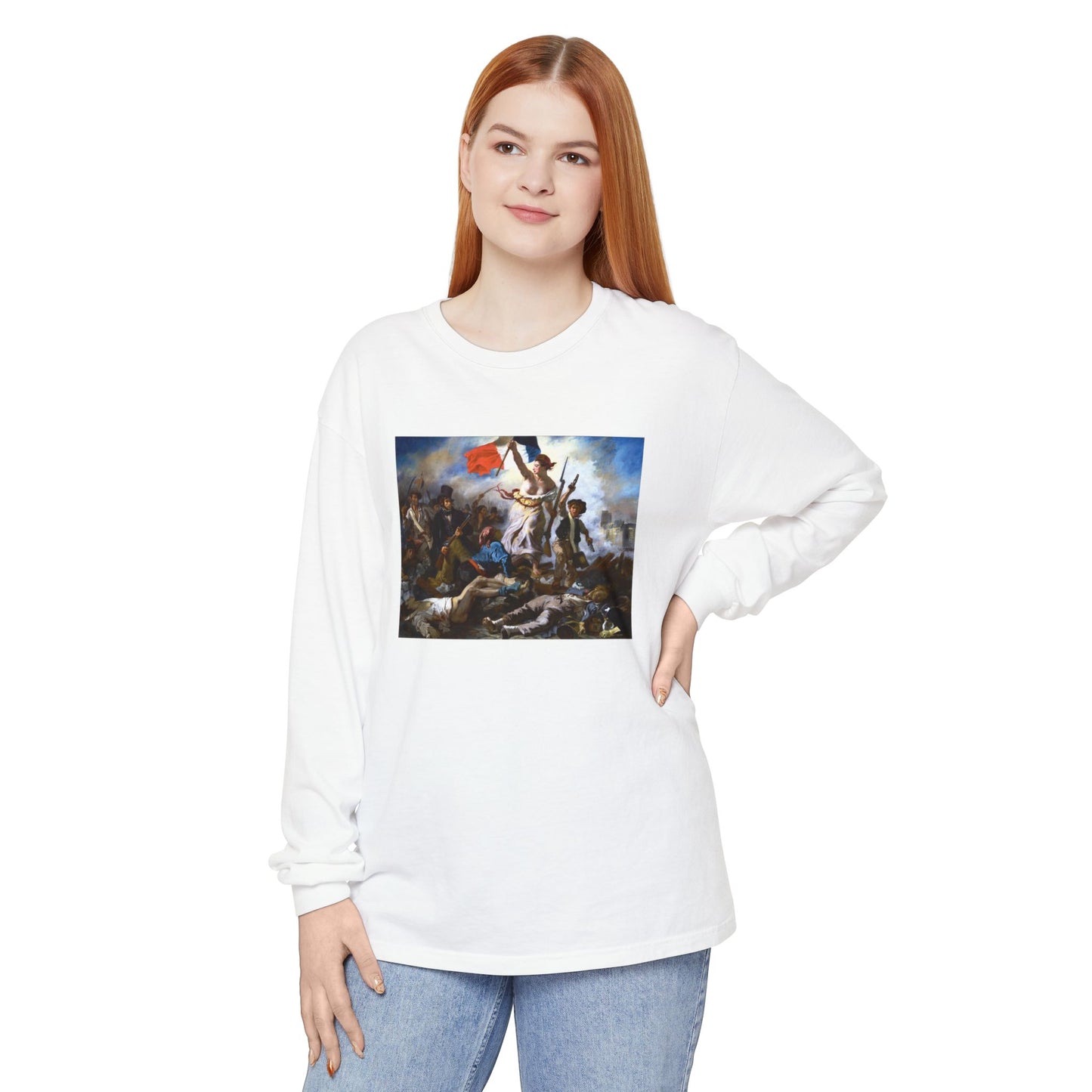 Liberty Leading the People by Eugène Delacroix (Long Sleeve)