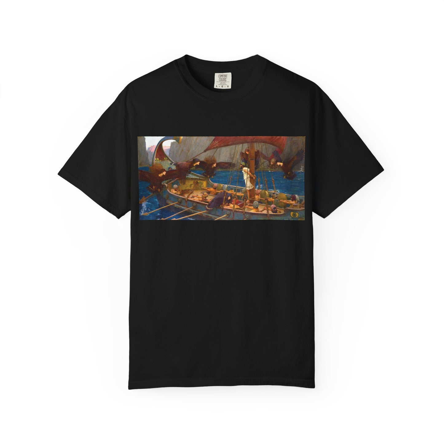 Ulysses and the Sirens by John William Waterhouse (T-Shirt)