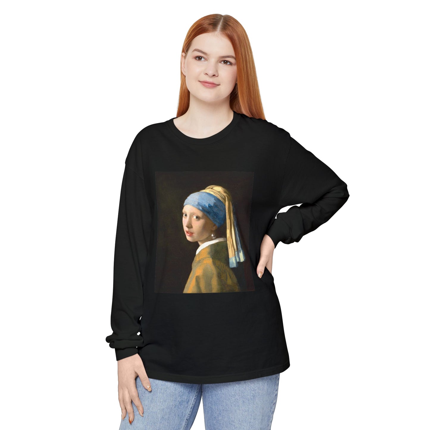 Girl with a Pearl Earring by Johannes Vermeer (Long Sleeve)