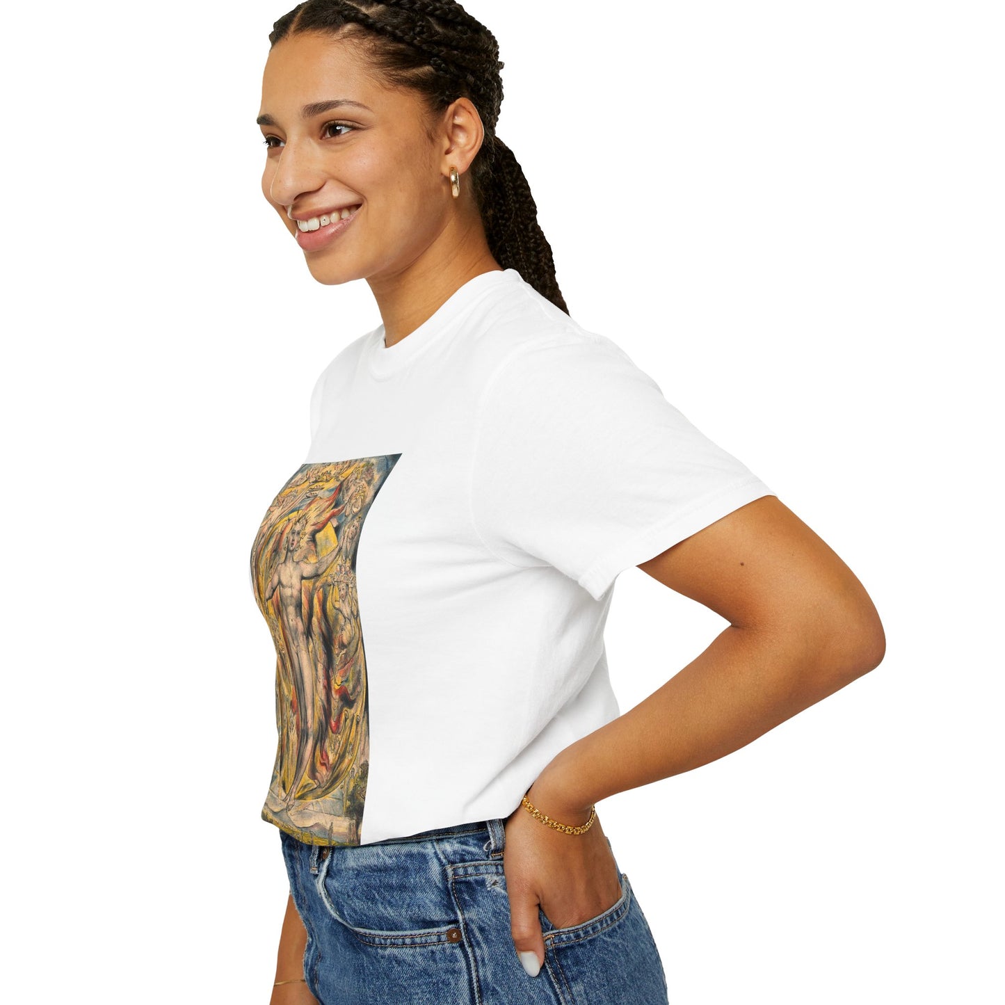 The Sun at His Eastern Gate by William Blake (T-Shirt)