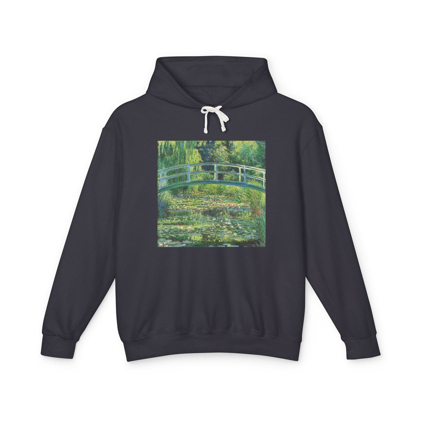Water Lilies and Japanese Bridge by Claude Monet (Hoodie)