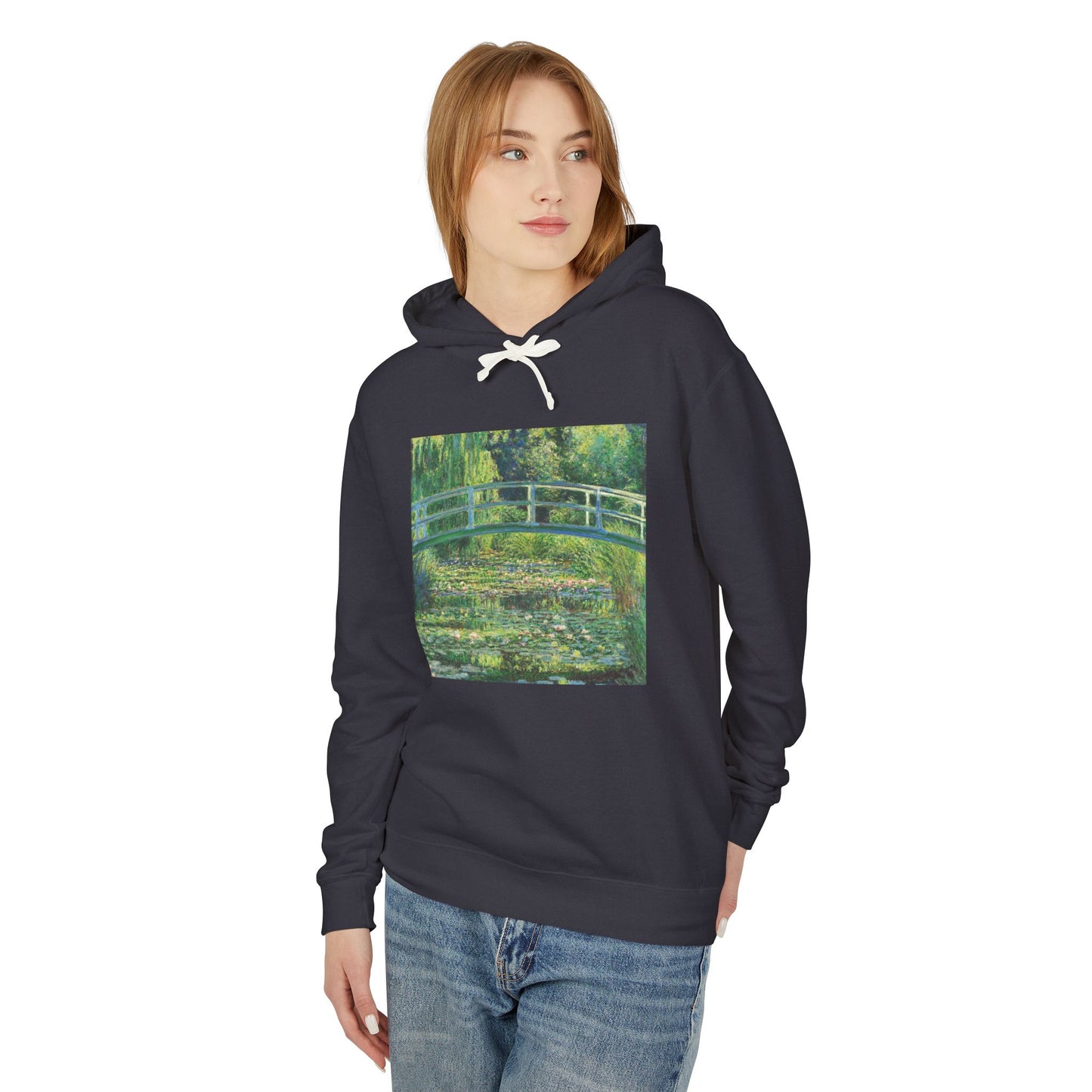 Water Lilies and Japanese Bridge by Claude Monet (Hoodie)