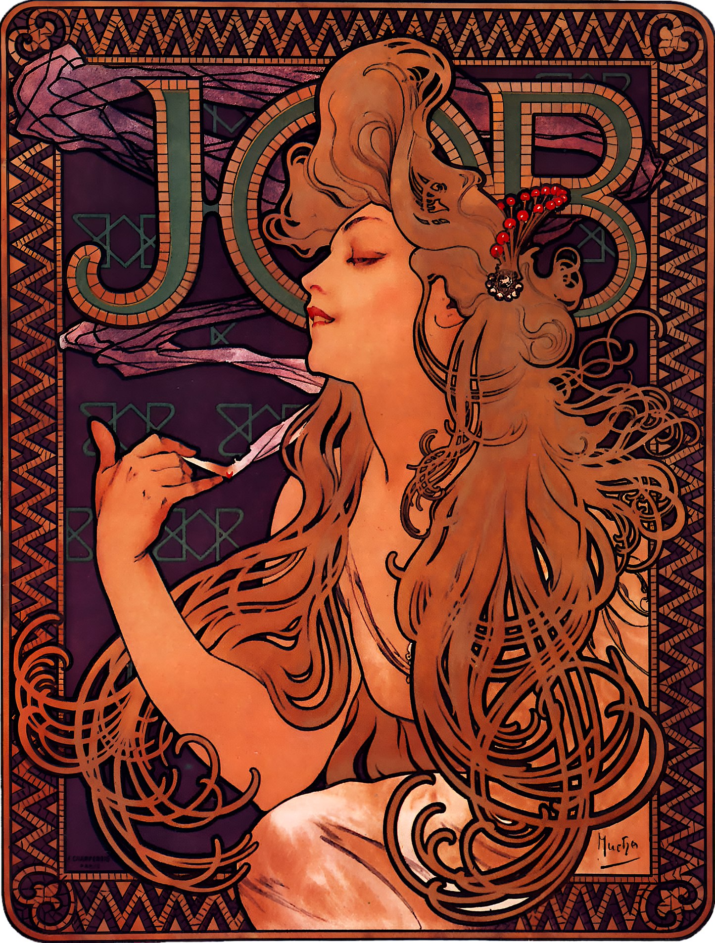 Job by Alphonse Mucha (Long Sleeve)