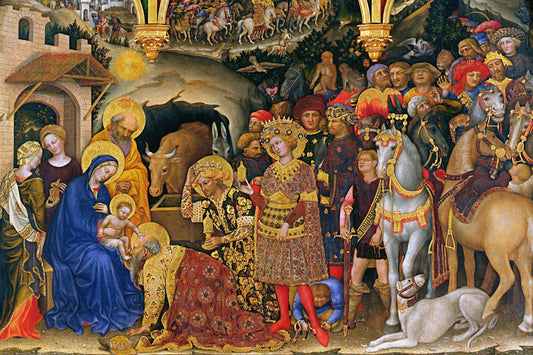 Adoration of the Magi by Gentile da Fabriano (T-Shirt)