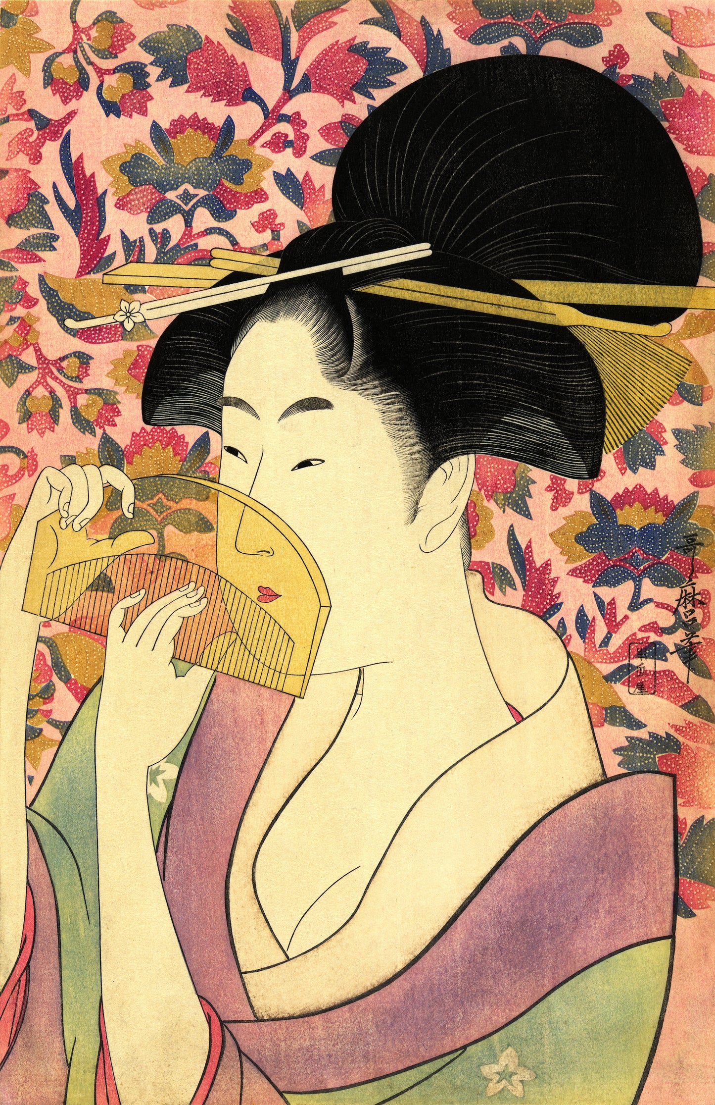 Comb by Kitagawa Utamaro (T-Shirt)