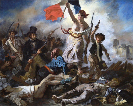 Liberty Leading the People by Eugène Delacroix (T-Shirt)
